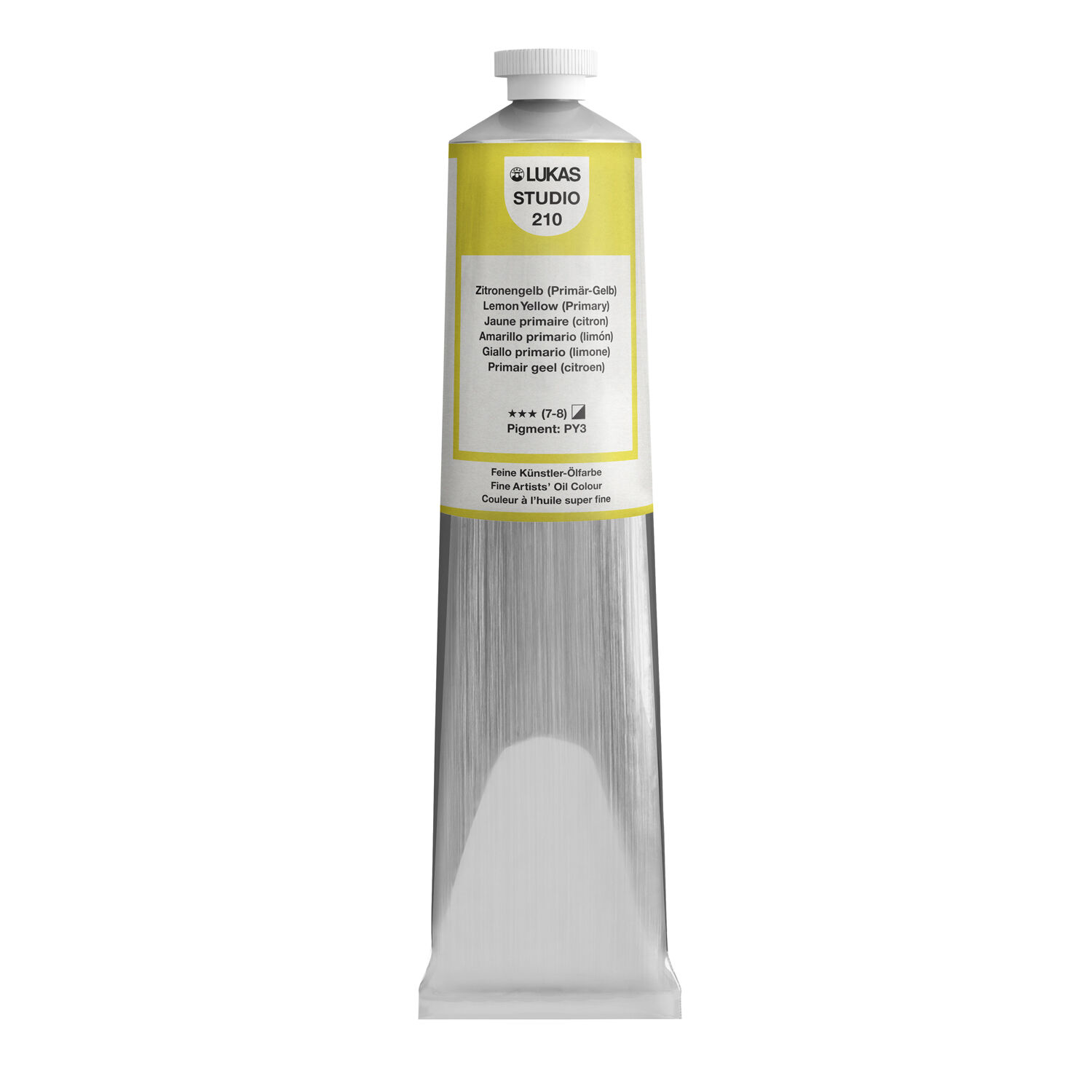 NEU LUKAS STUDIO OIL / �lmalfarbe, 200 ml, Zitronengelb (Prim�r-Gelb)