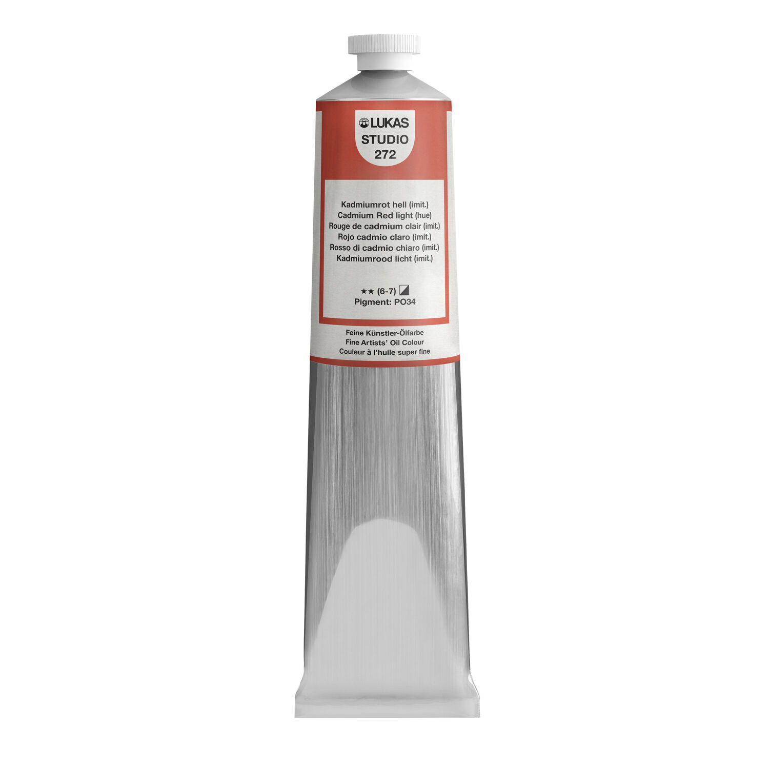 NEU LUKAS STUDIO OIL / �lmalfarbe, 200 ml, Kadmiumrot hell (imit.)