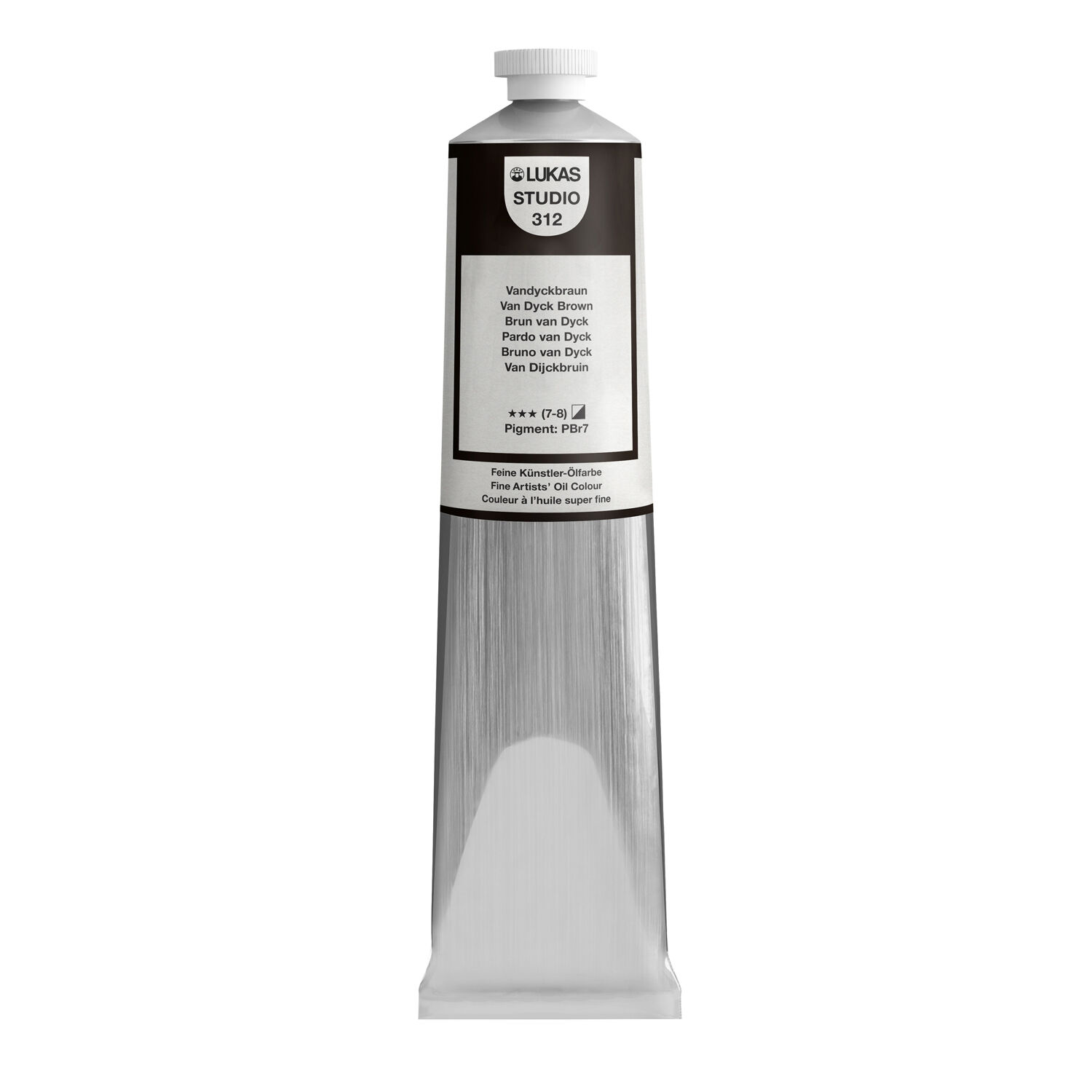 NEU LUKAS STUDIO OIL / �lmalfarbe, 200 ml, Vandyckbraun