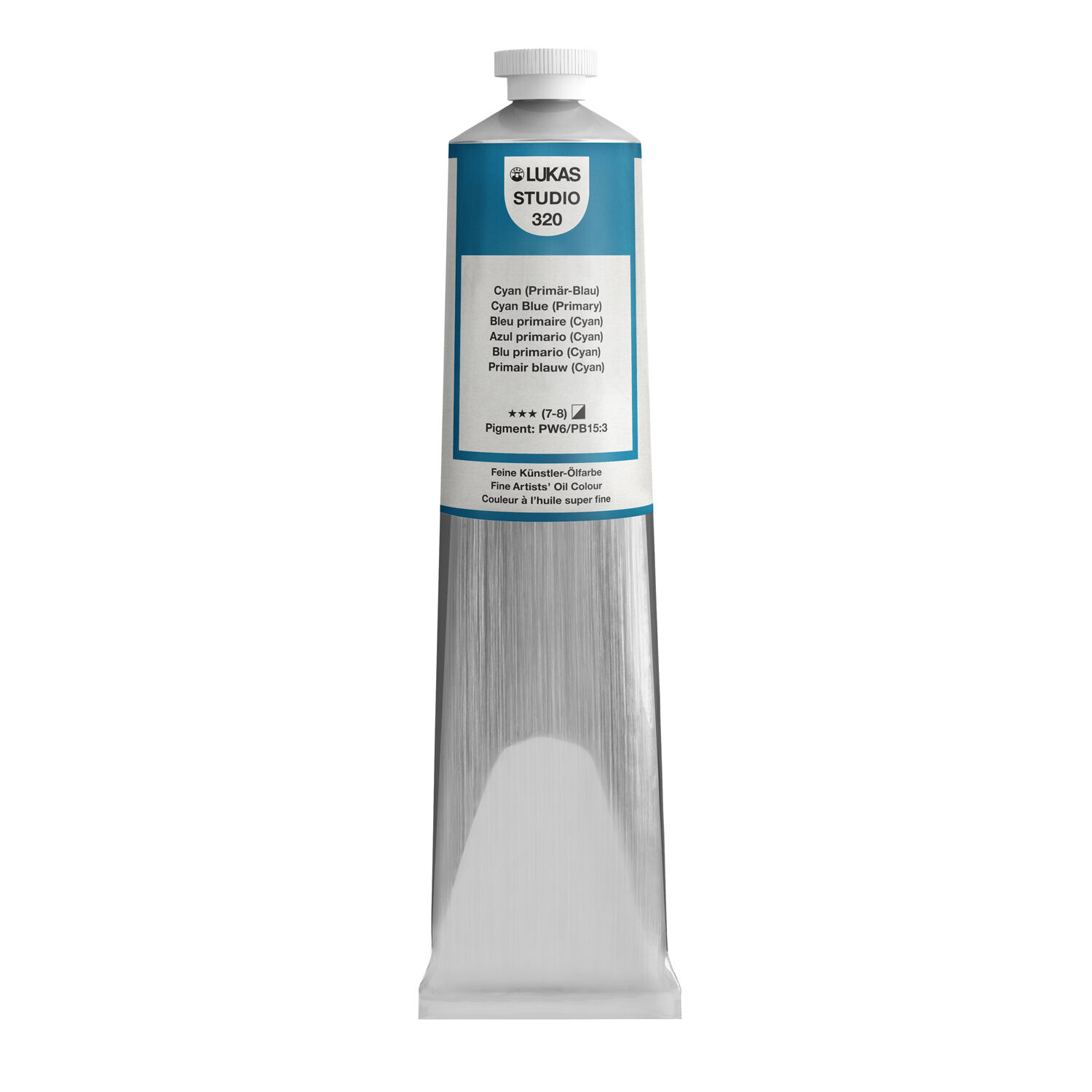 NEU LUKAS STUDIO OIL / �lmalfarbe, 200 ml, Cyan (Prim�r-Blau)