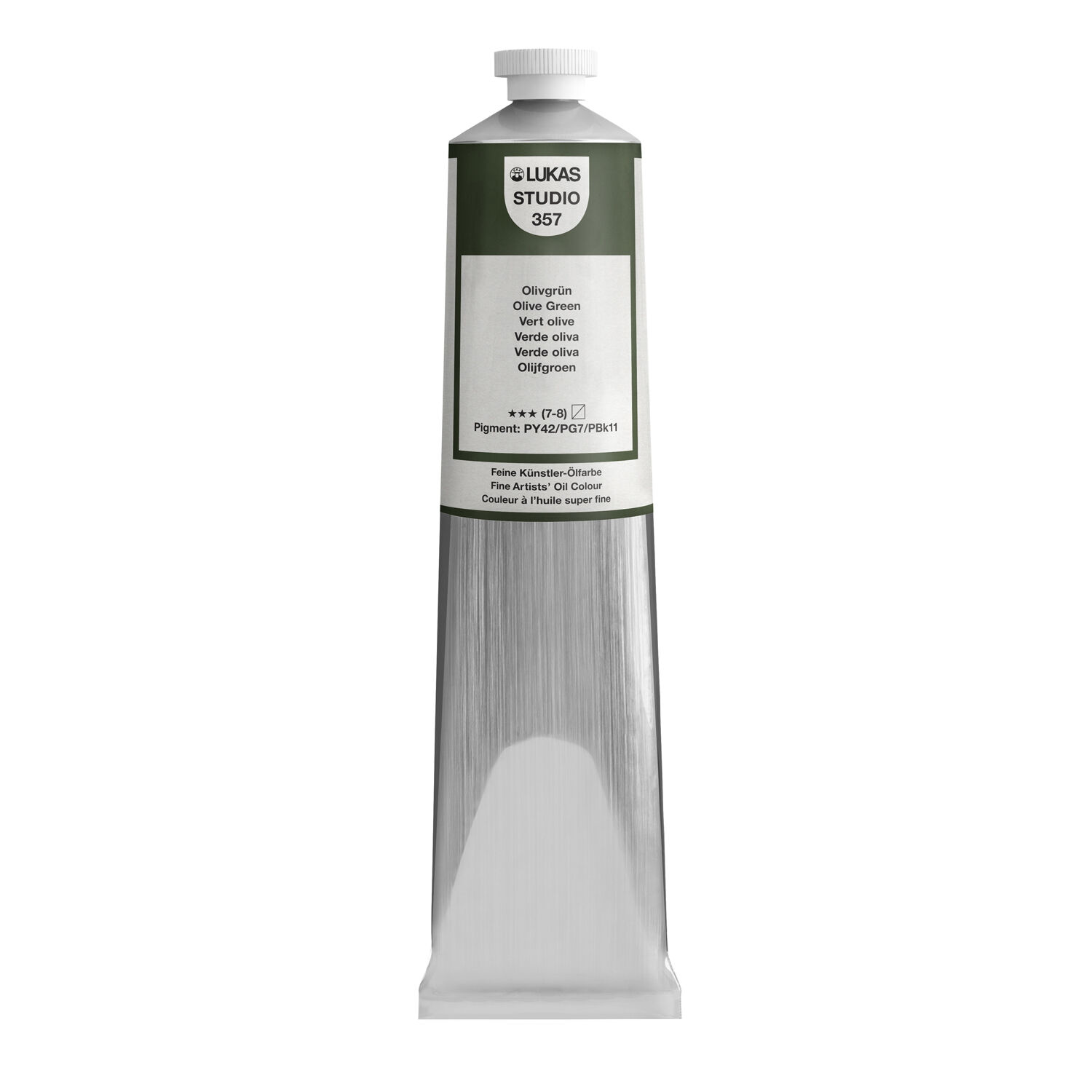 NEU LUKAS STUDIO OIL / �lmalfarbe, 200 ml, Olivgr�n