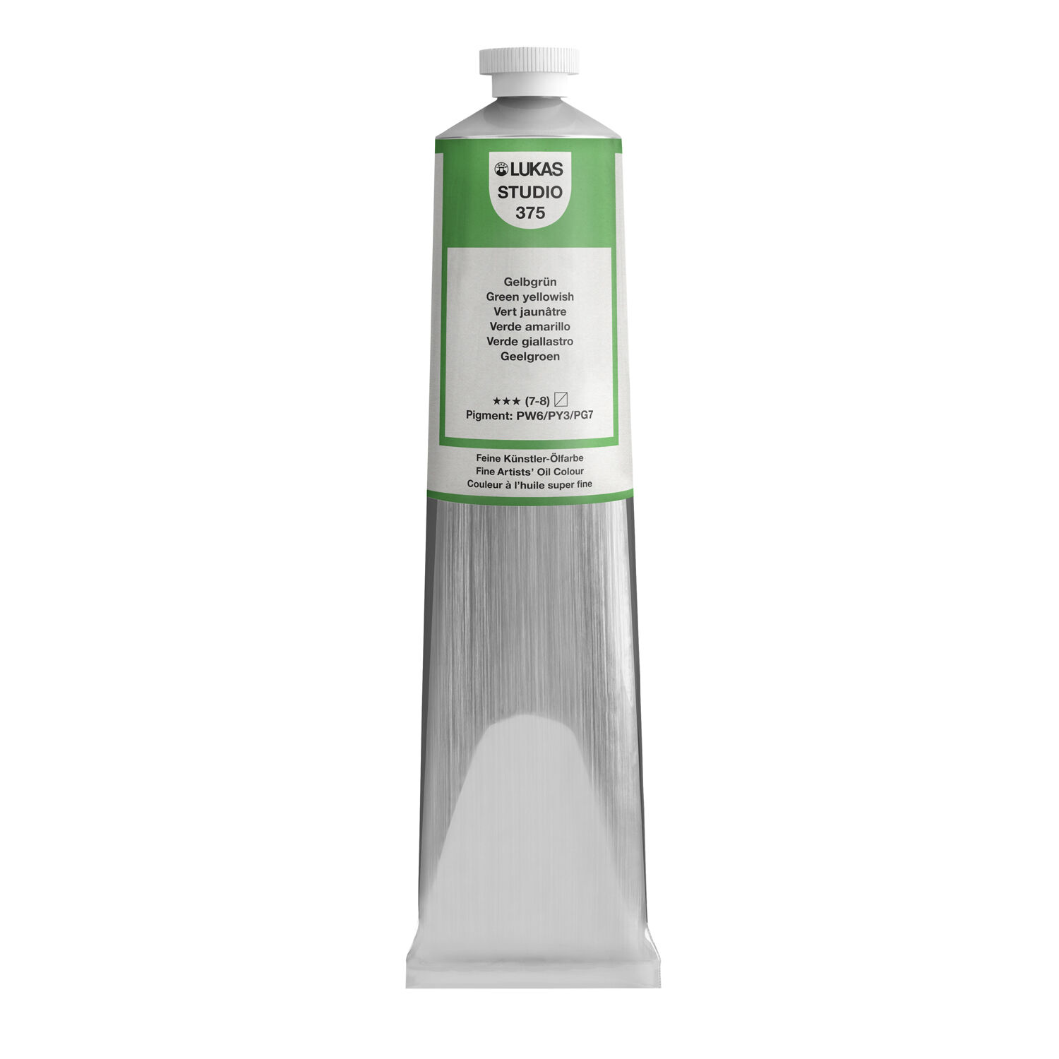 NEU LUKAS STUDIO OIL / �lmalfarbe, 200 ml, Gelbgr�n