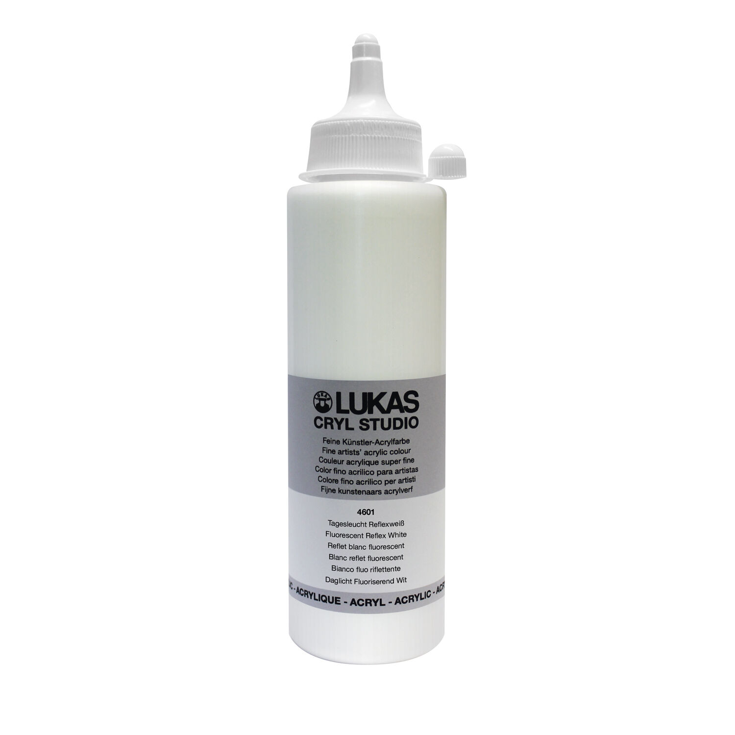NEU LUKAS CRYL STUDIO / Acrylfarbe, Tagesleuchtfarbe 250 ml, Reflexwei�