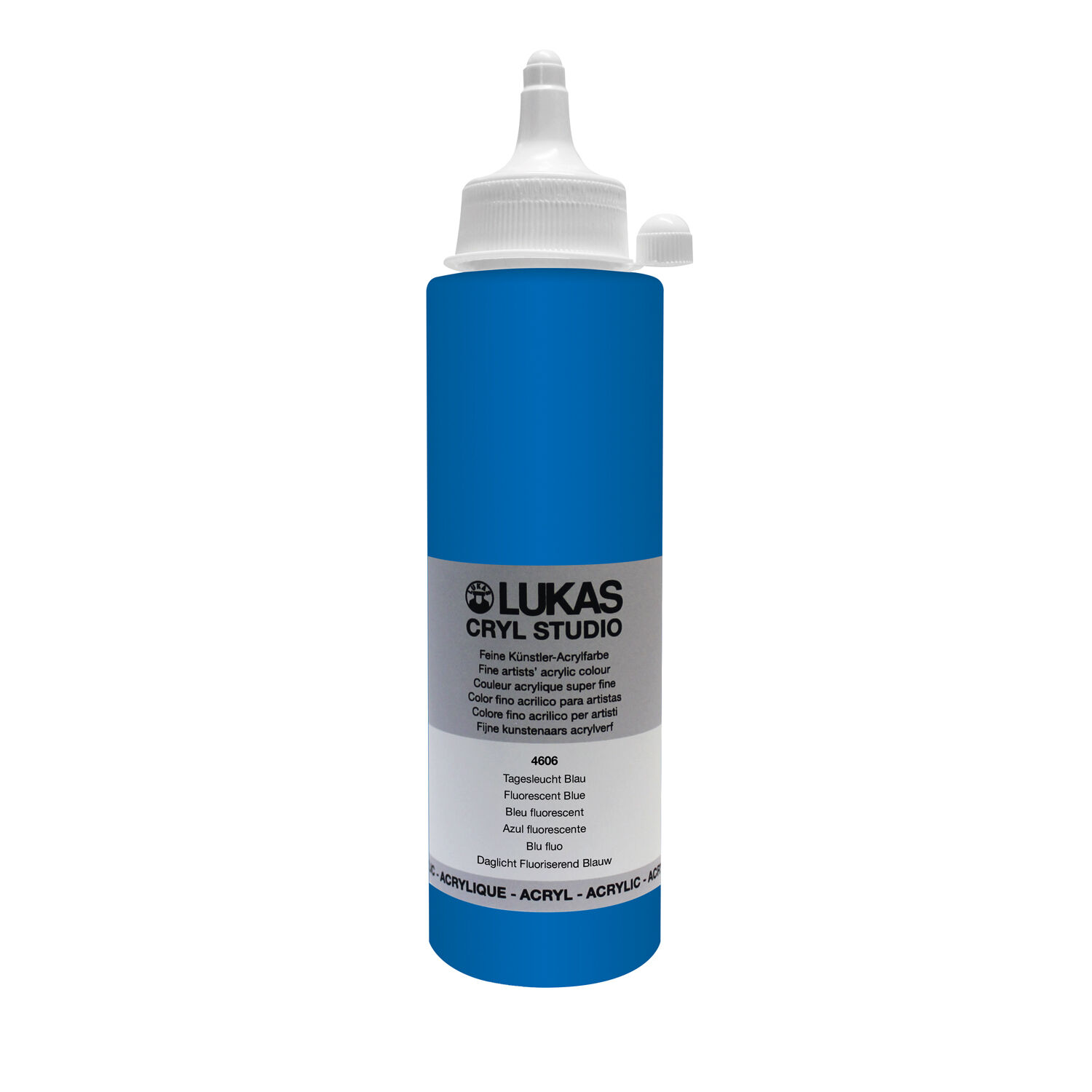 NEU LUKAS CRYL STUDIO / Acrylfarbe, Tagesleuchtfarbe 250 ml, Blau