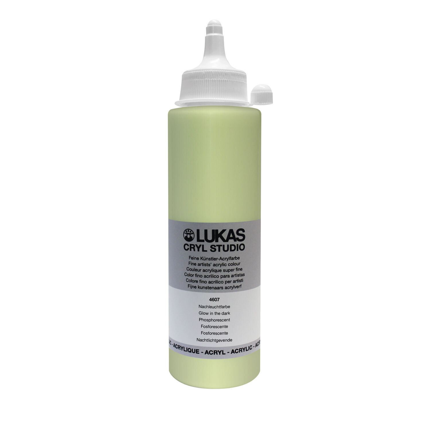 NEU LUKAS CRYL STUDIO / Acrylfarbe, Tagesleuchtfarbe 250 ml, Kolibrigr�n