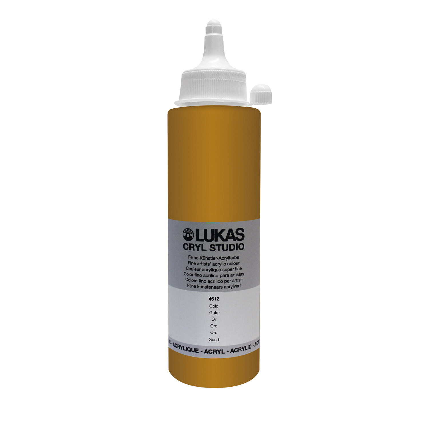 NEU LUKAS CRYL STUDIO / Acrylfarbe, 250 ml, Gold