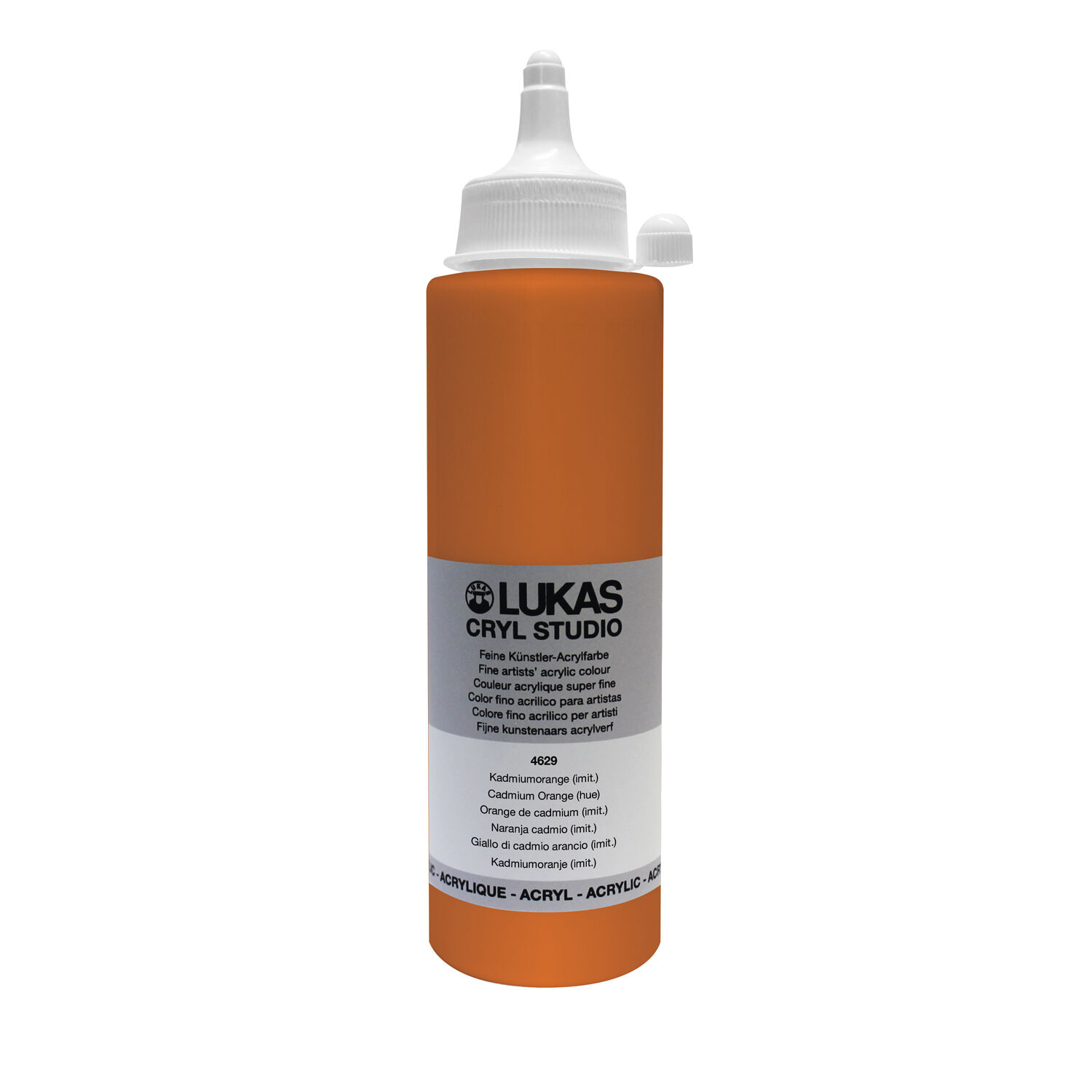 NEU LUKAS CRYL STUDIO / Acrylfarbe, 250 ml, Kadmiumorange (imit.)