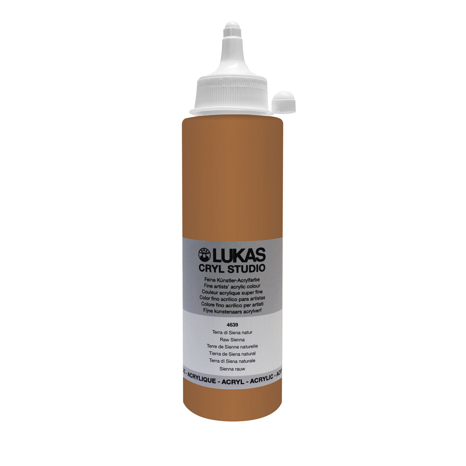 NEU LUKAS CRYL STUDIO / Acrylfarbe, 250 ml, Terra di Siena natur