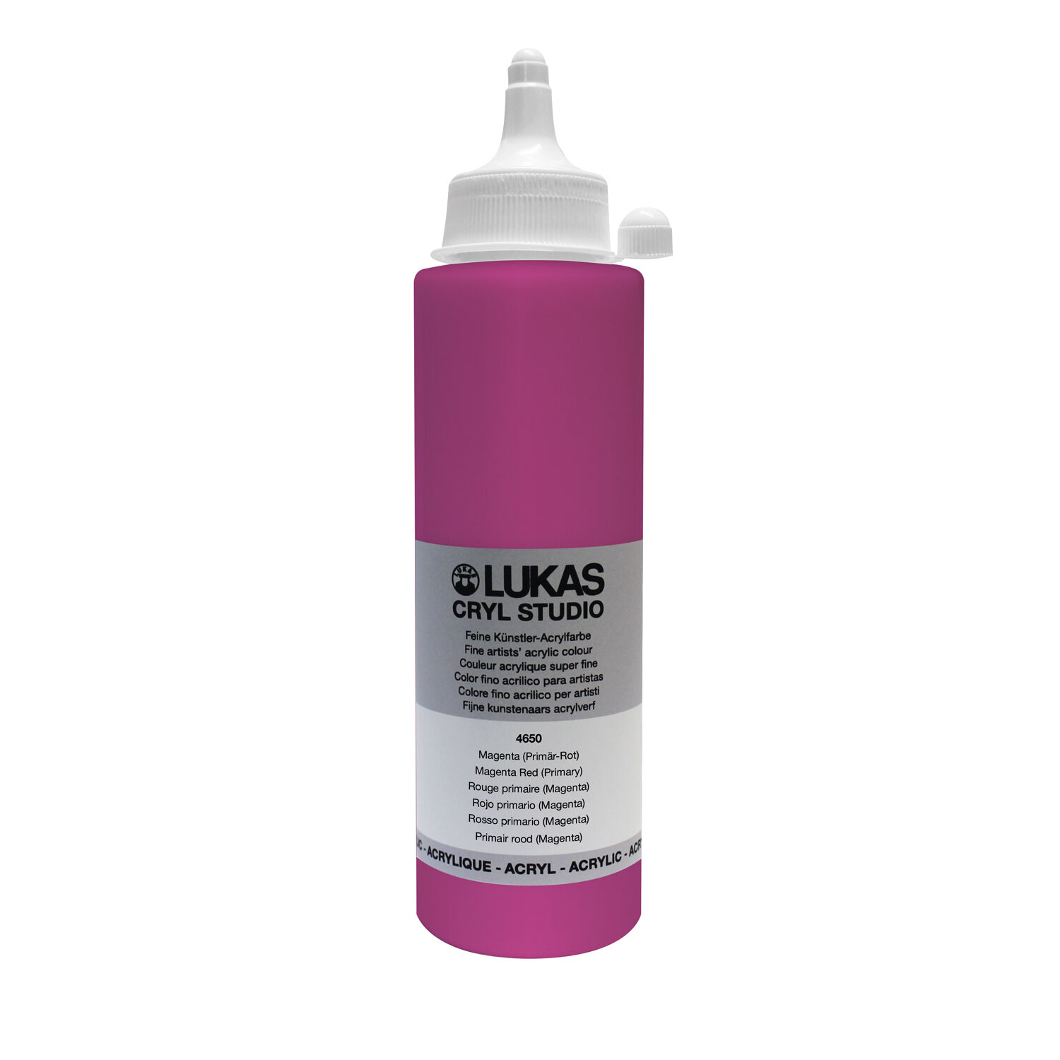 NEU LUKAS CRYL STUDIO / Acrylfarbe, 250 ml, Magenta (Prim�r-Rot)