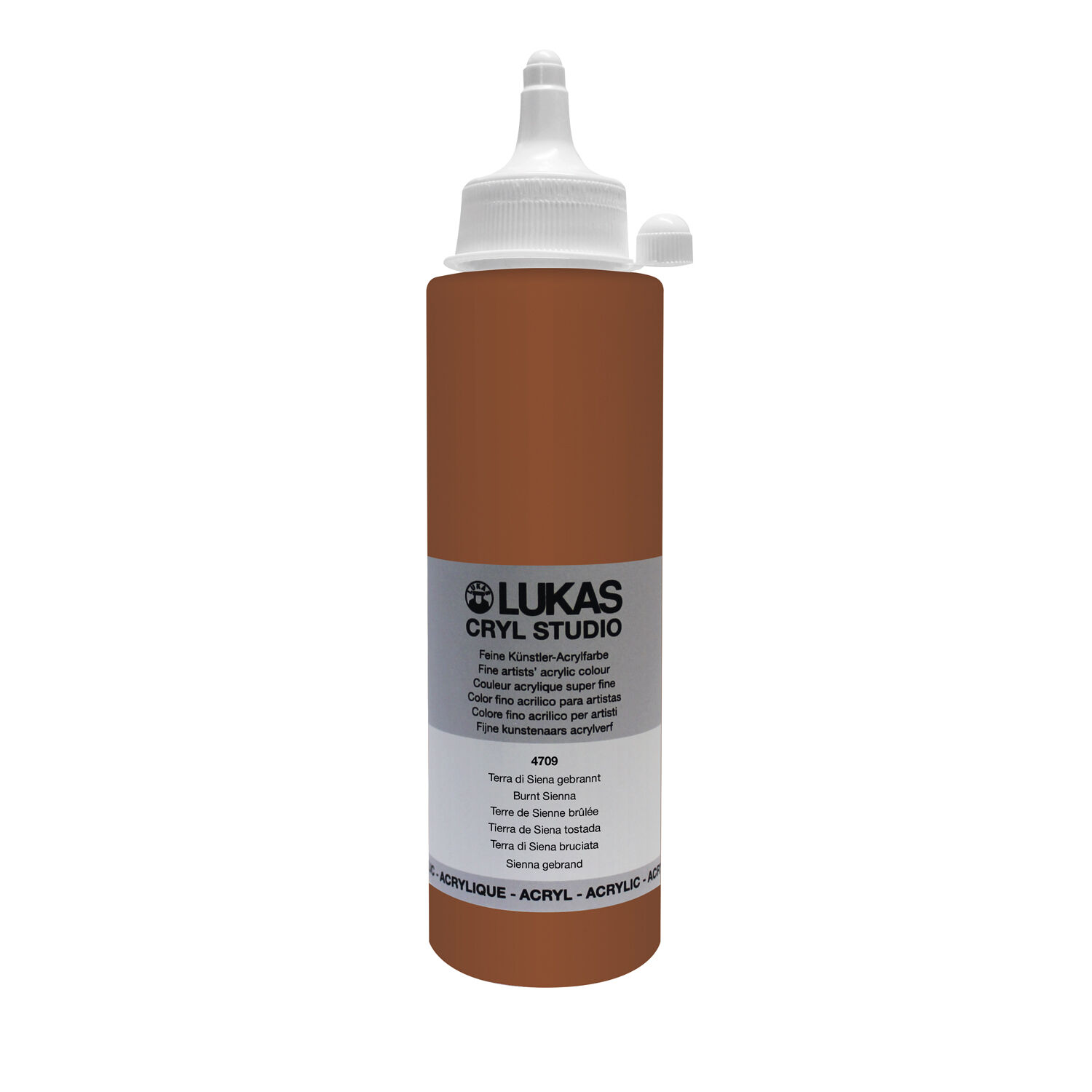 NEU LUKAS CRYL STUDIO / Acrylfarbe, 250 ml, Terra di Siena gebrannt