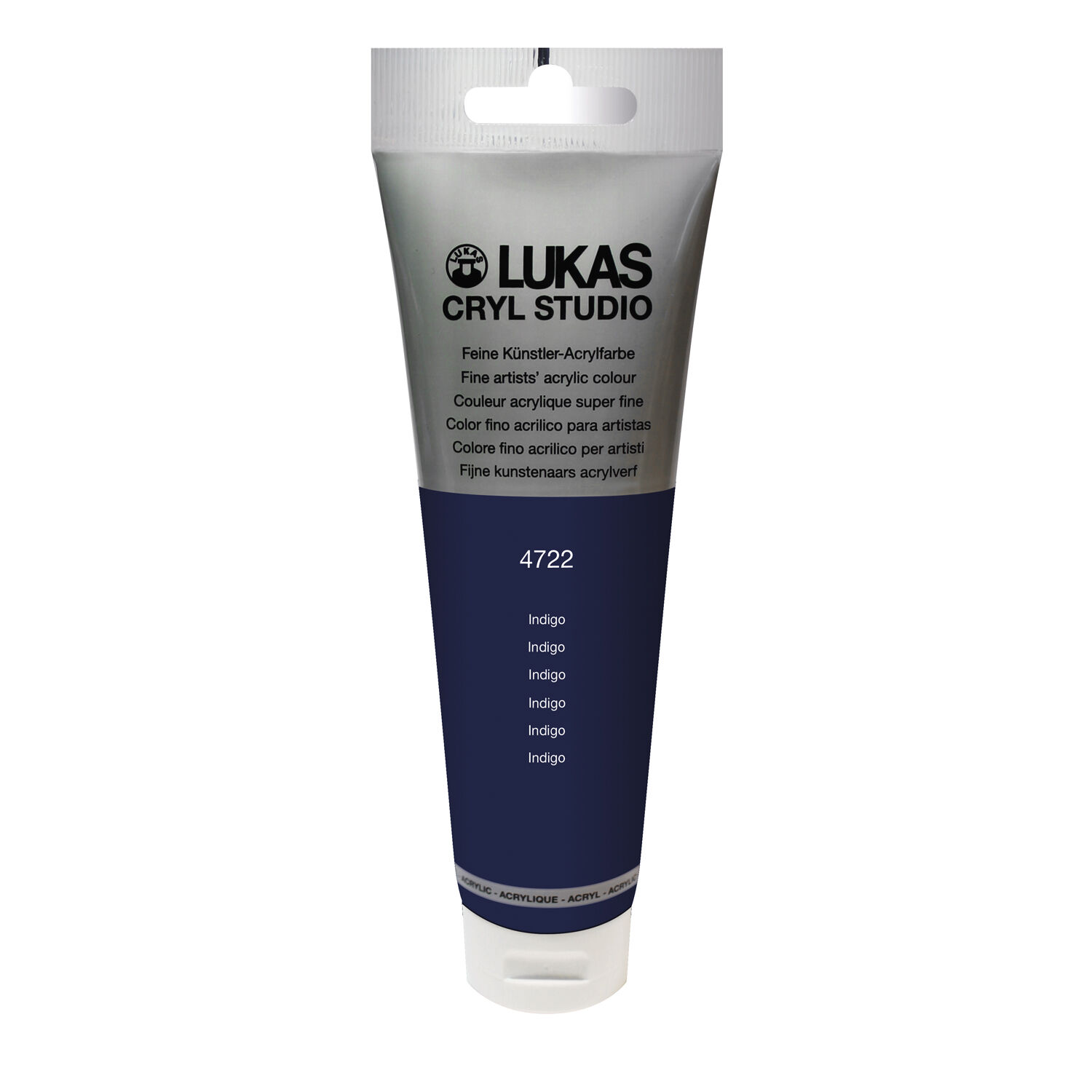 NEU LUKAS CRYL STUDIO / Acrylfarbe, 125 ml, Indigo