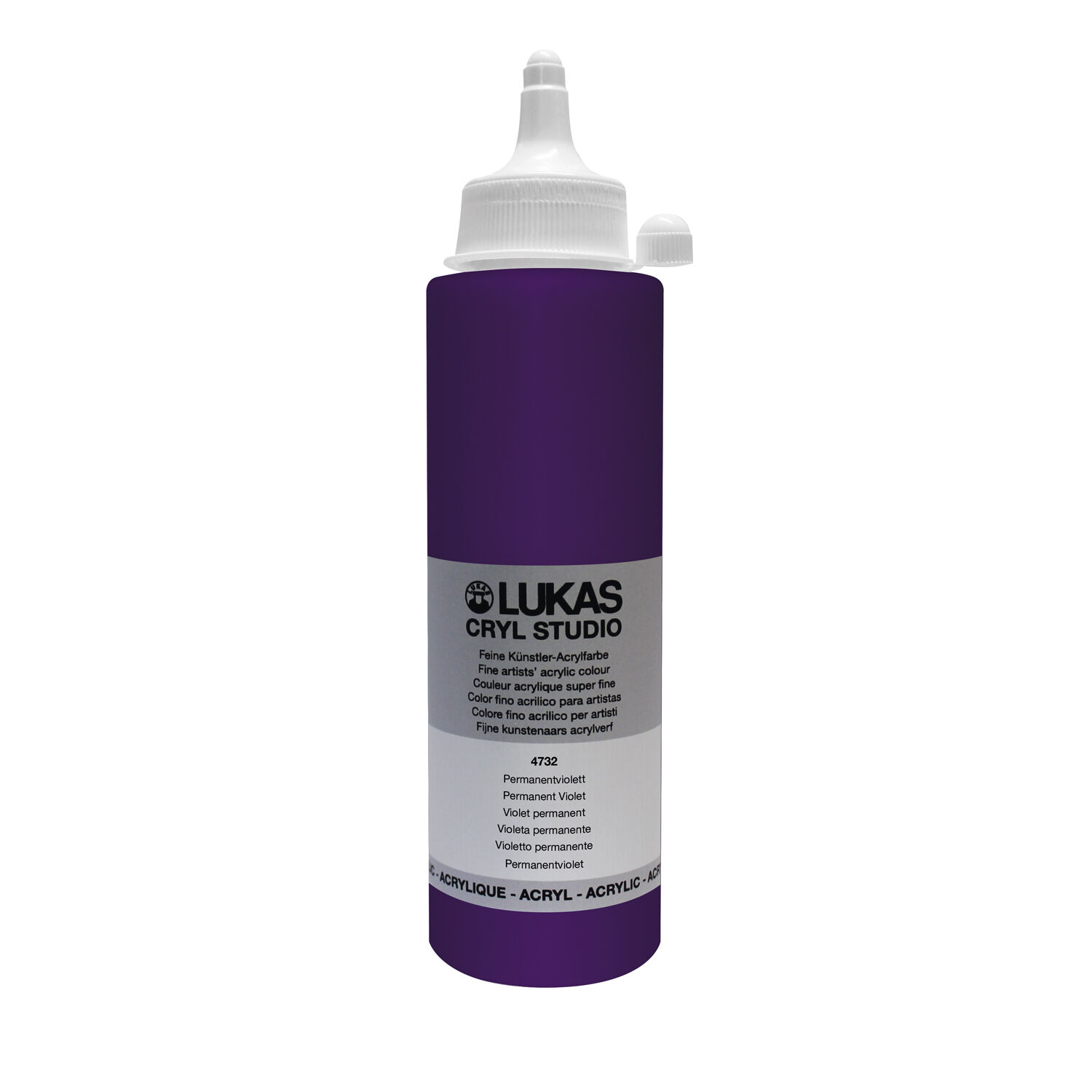 NEU LUKAS CRYL STUDIO / Acrylfarbe, 250 ml, Permanentviolett
