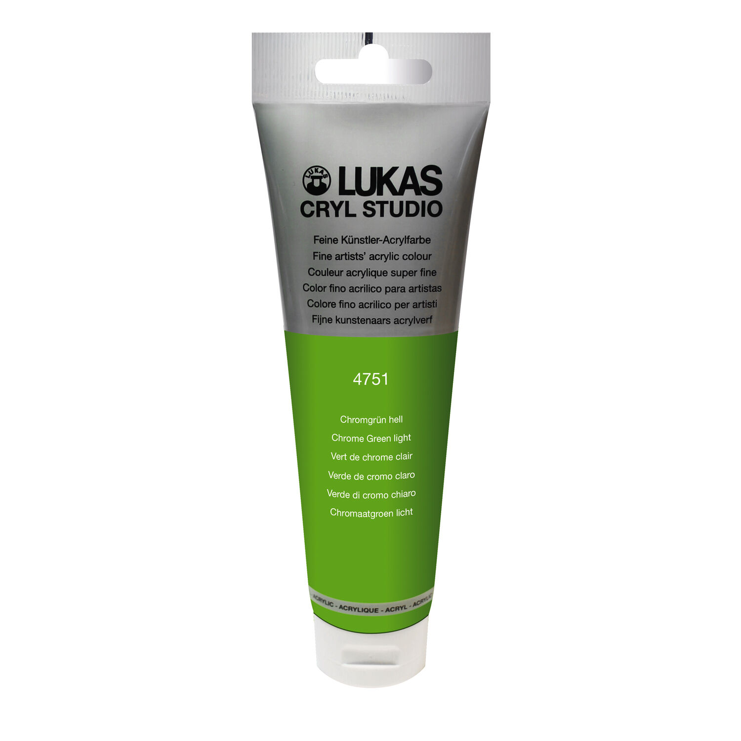 NEU LUKAS CRYL STUDIO / Acrylfarbe, 125 ml, Chromgr�n hell