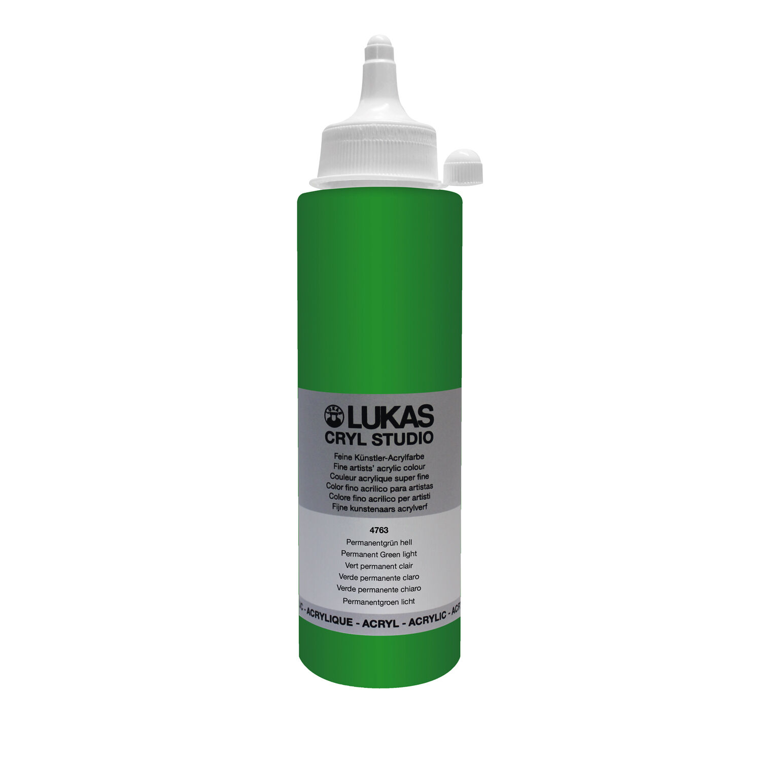 NEU LUKAS CRYL STUDIO / Acrylfarbe, 250 ml, Permanentgr�n hell