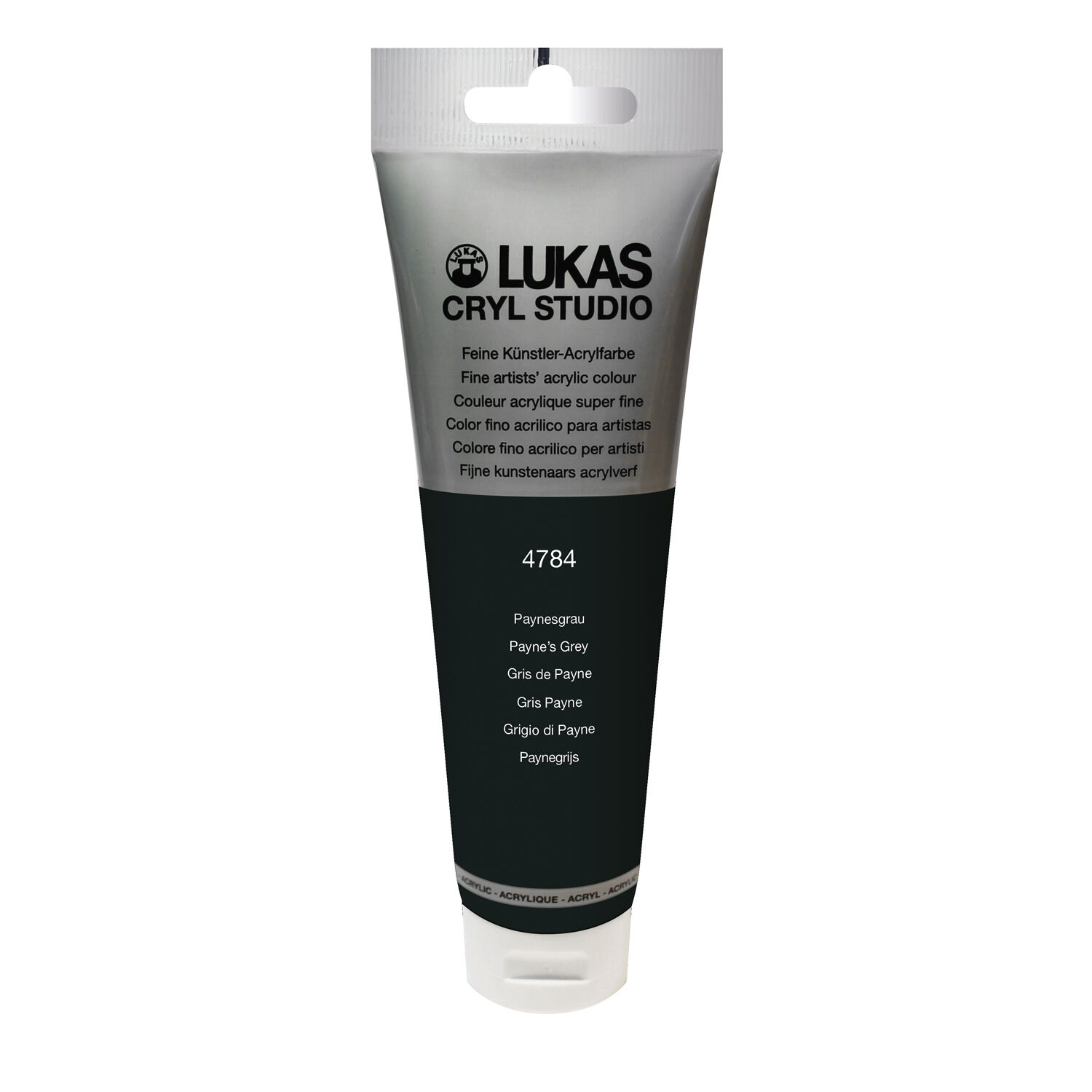 NEU LUKAS CRYL STUDIO / Acrylfarbe, 125 ml, Paynesgrau
