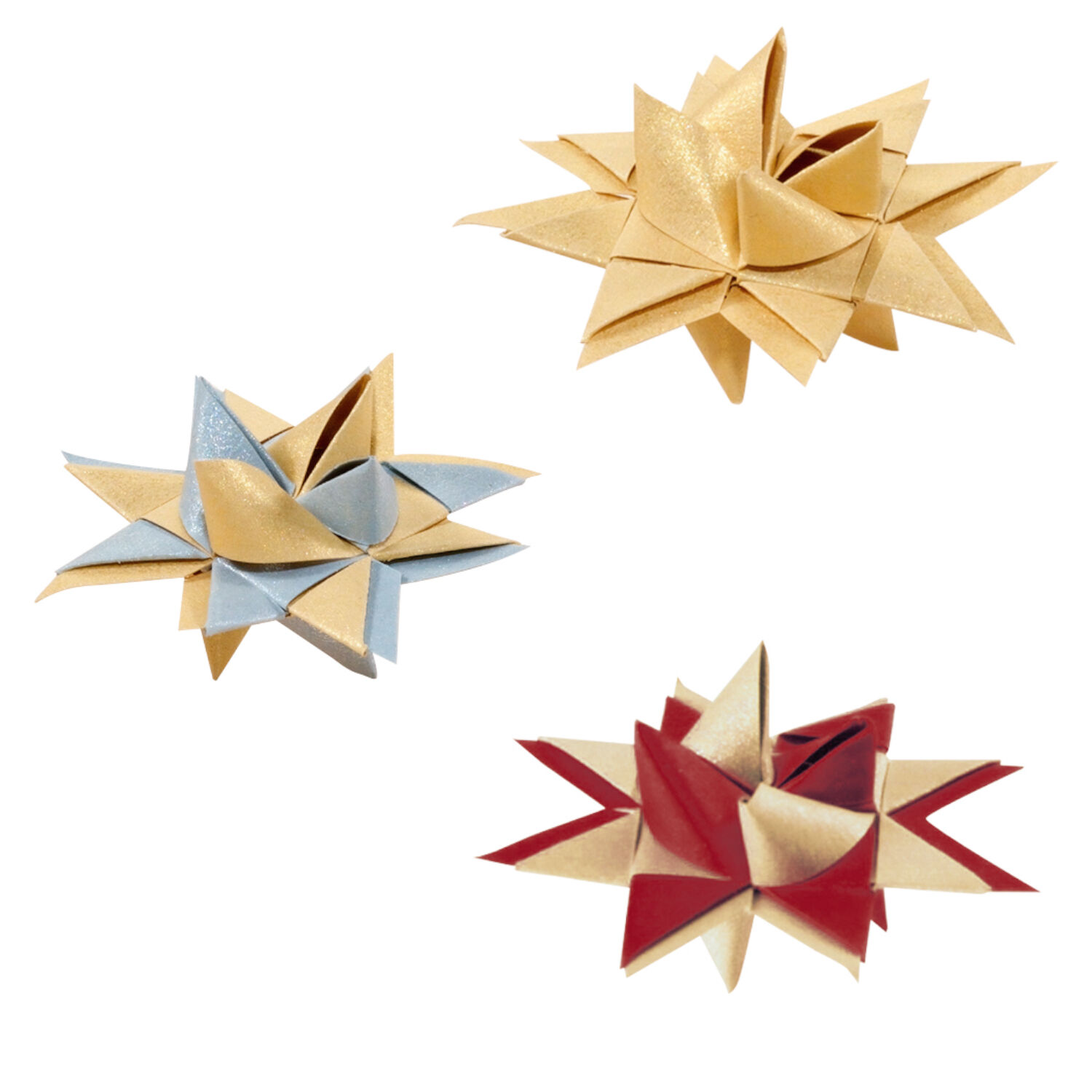 Papierstreifen Fr�belsterne Weihnachtsfarben 100St Bild 4