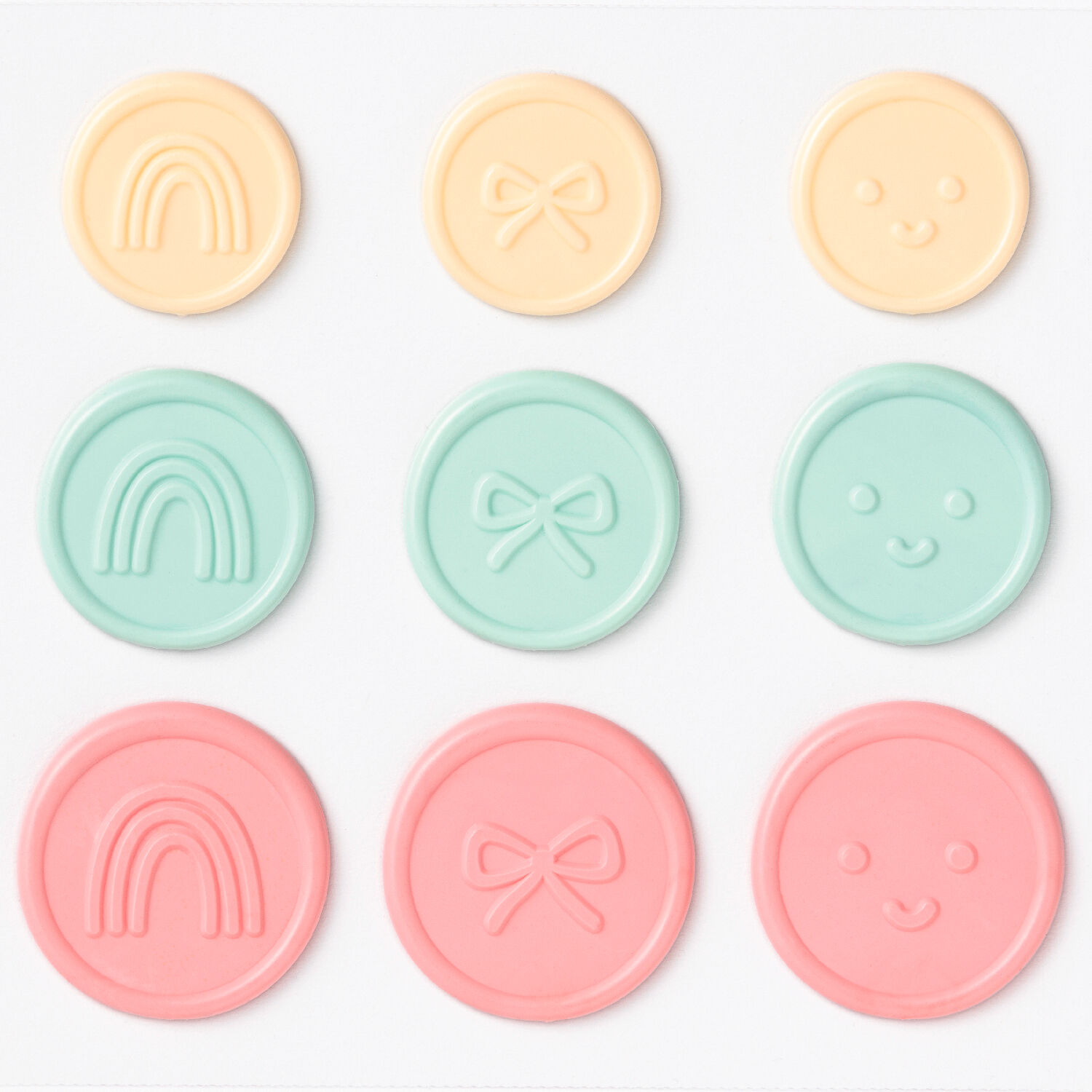 SALE Wachs-Siegel Sticker Candy, 9 St�ck sortiert Bild 2