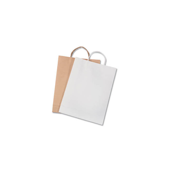 Papiert�ten natur, 20 St�ck, 18x8x21cm, PREISHIT