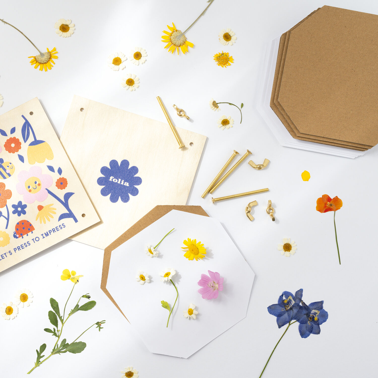 NEU Bl�tenpresse / Blumenpresse, 14,5 x 14,5cm Bild 3