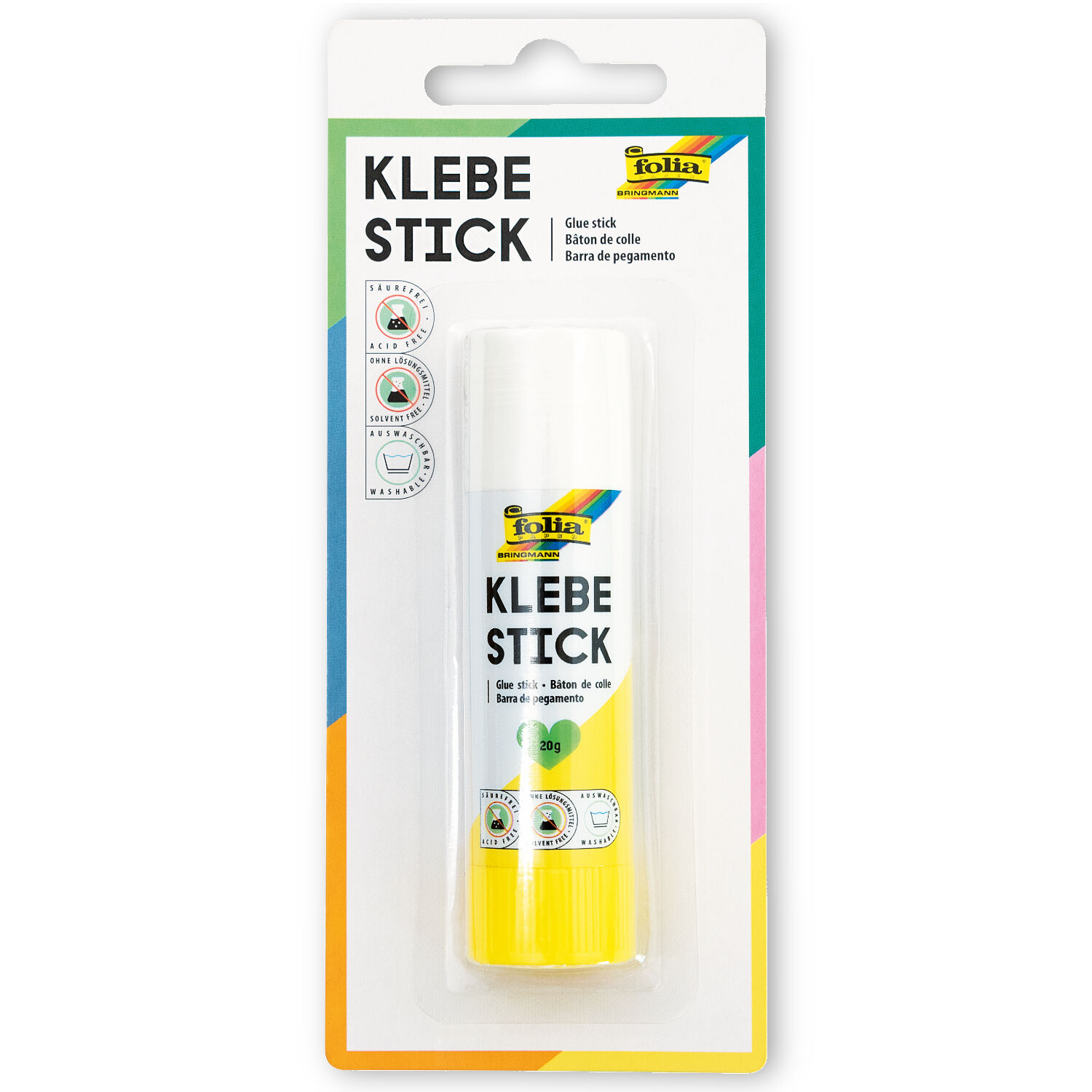 Folia-Stick, 20 g, Klebestift ohne L�sungsmittel