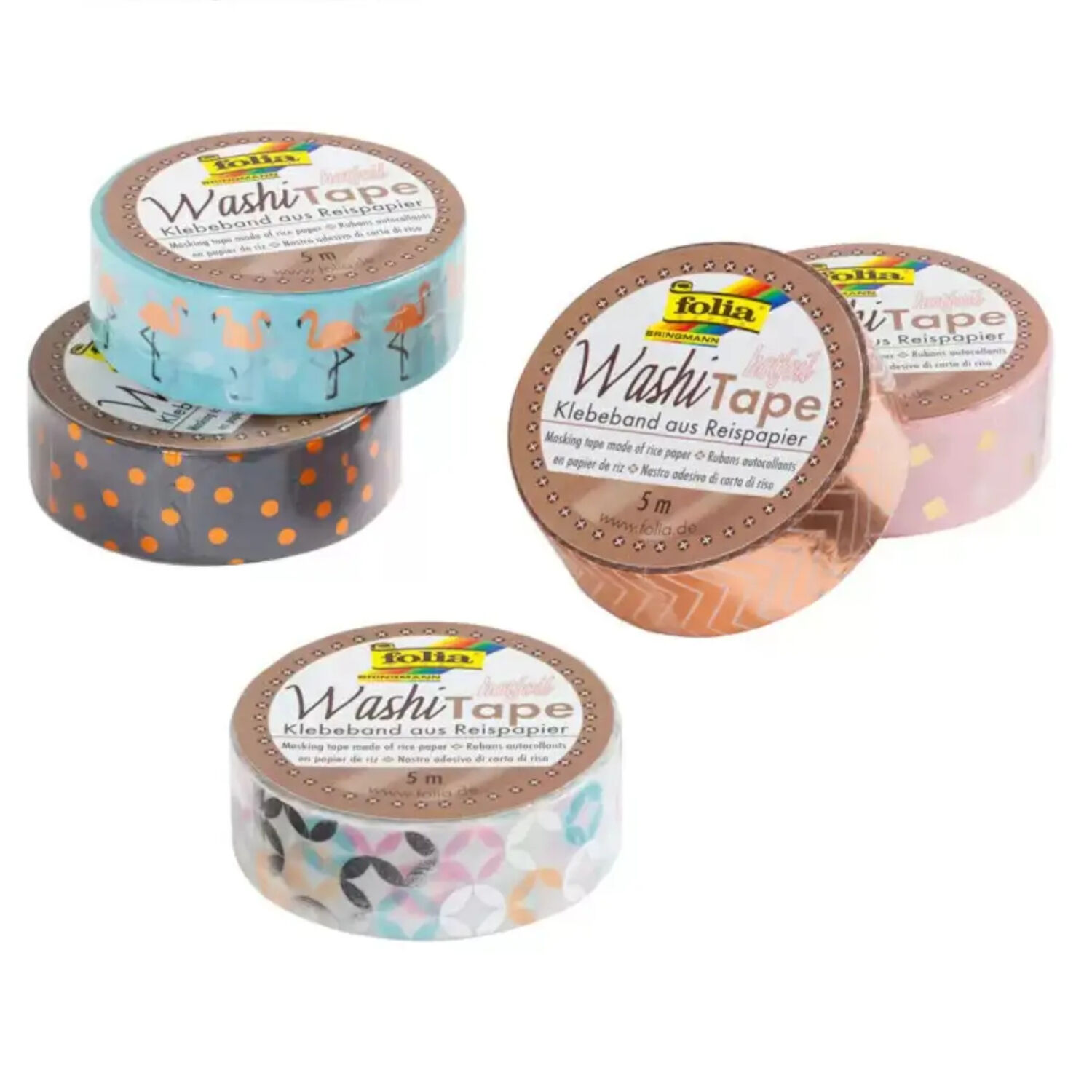 SALE Washi Tape Klebeband, HOTFOIL rosegold Dots Bild 3