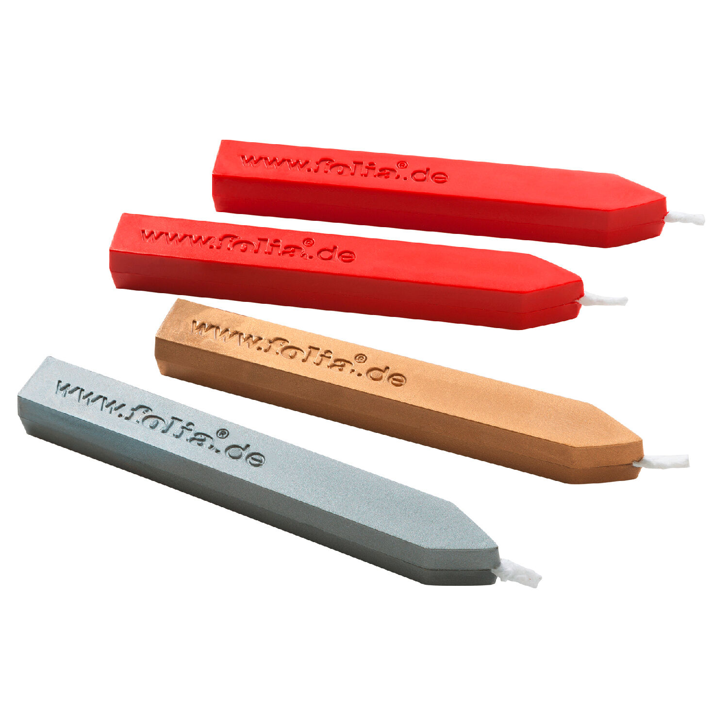Siegelwachs Classic, 4 St�ck, 2x Rot, Gold, Silber Bild 2