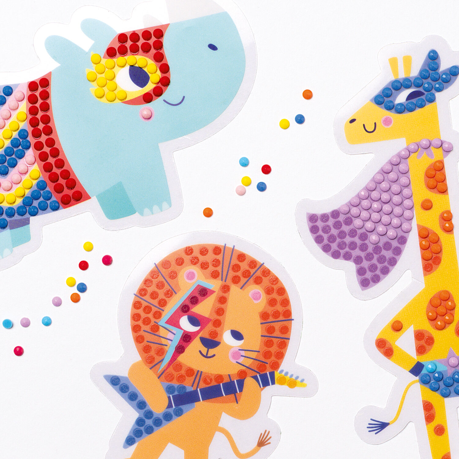 NEU Diamond Painting Set Superheroes, Komplettset f�r 6 Sticker, inkl. Zubeh�r & Anleitung Bild 4