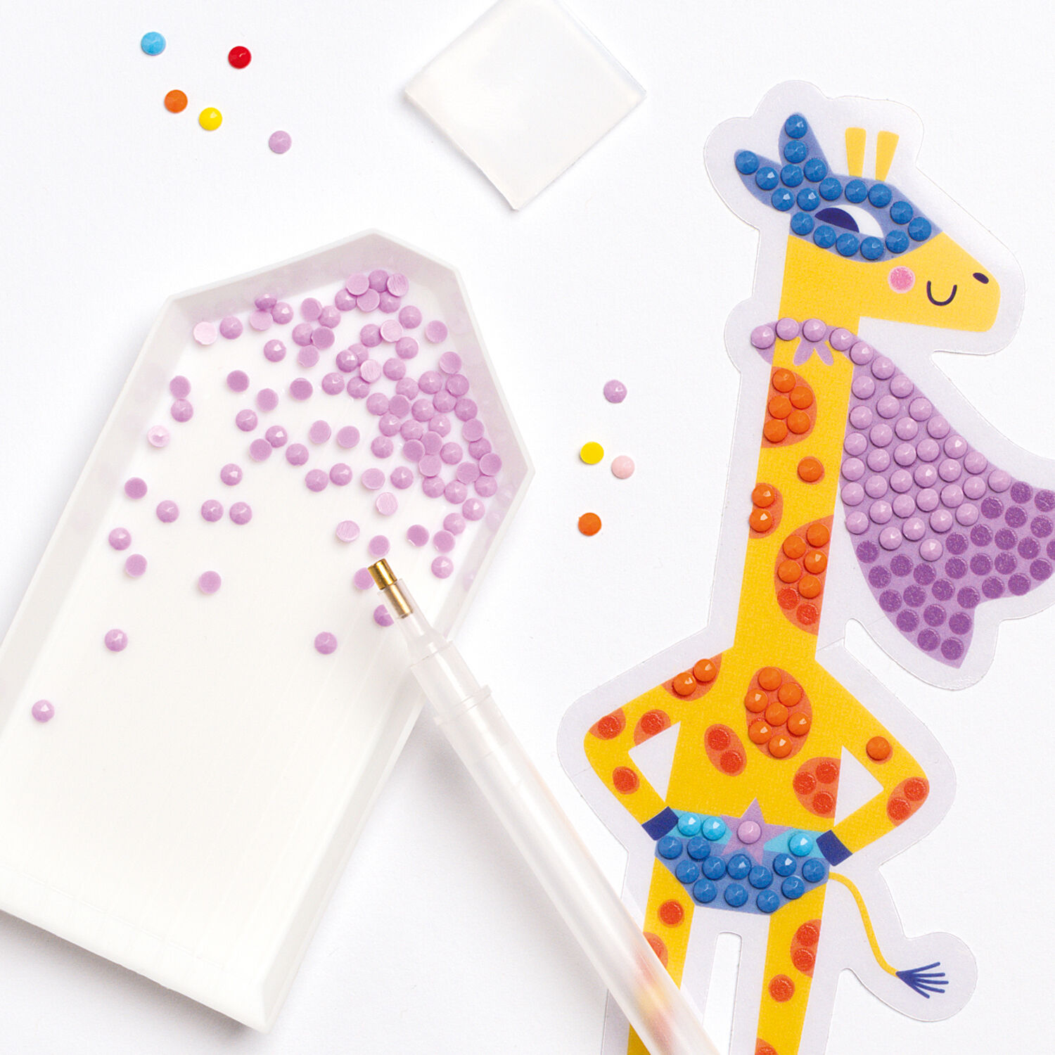 NEU Diamond Painting Set Superheroes, Komplettset f�r 6 Sticker, inkl. Zubeh�r & Anleitung Bild 5