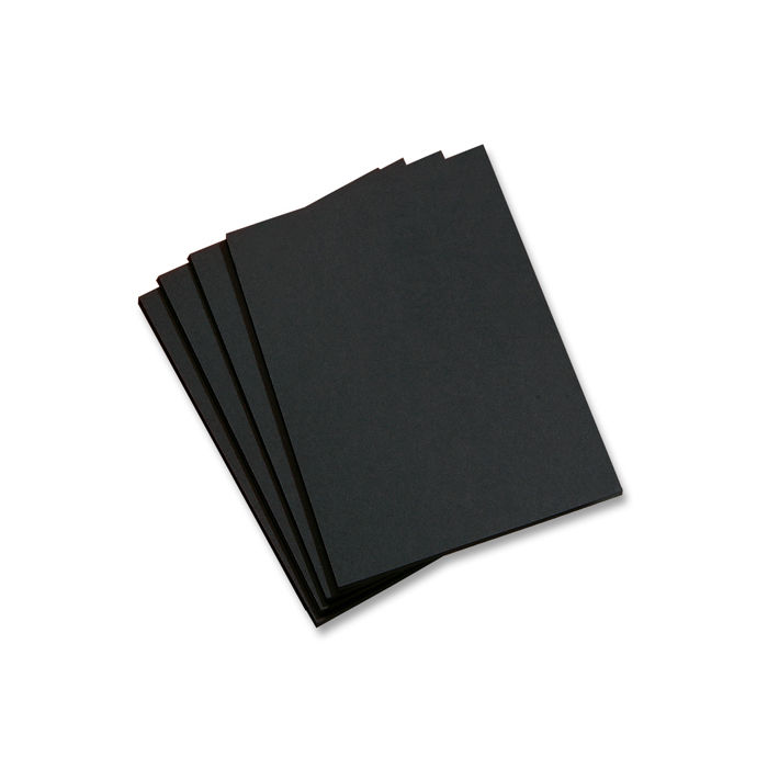 Schwarzer Karton 380g/m�, 50x70 cm, 10 Bogen