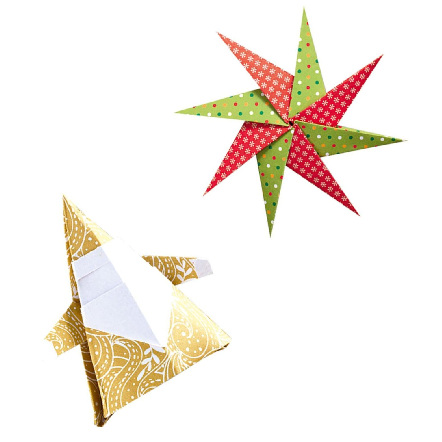 Faltbl�tter Weihnachten, 50 Blatt, 10 x 10 cm Bild 2