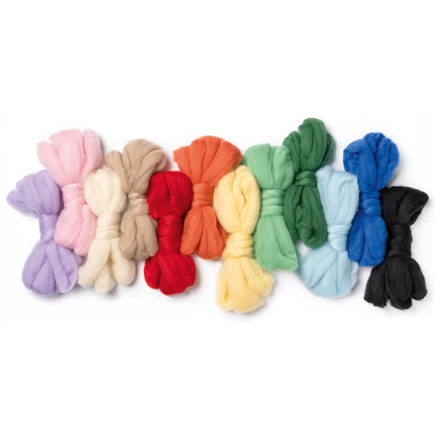 NEU Filzwolle / M�rchenwolle Set Rainbow, 12 Farben sortiert, 350 g Bild 3
