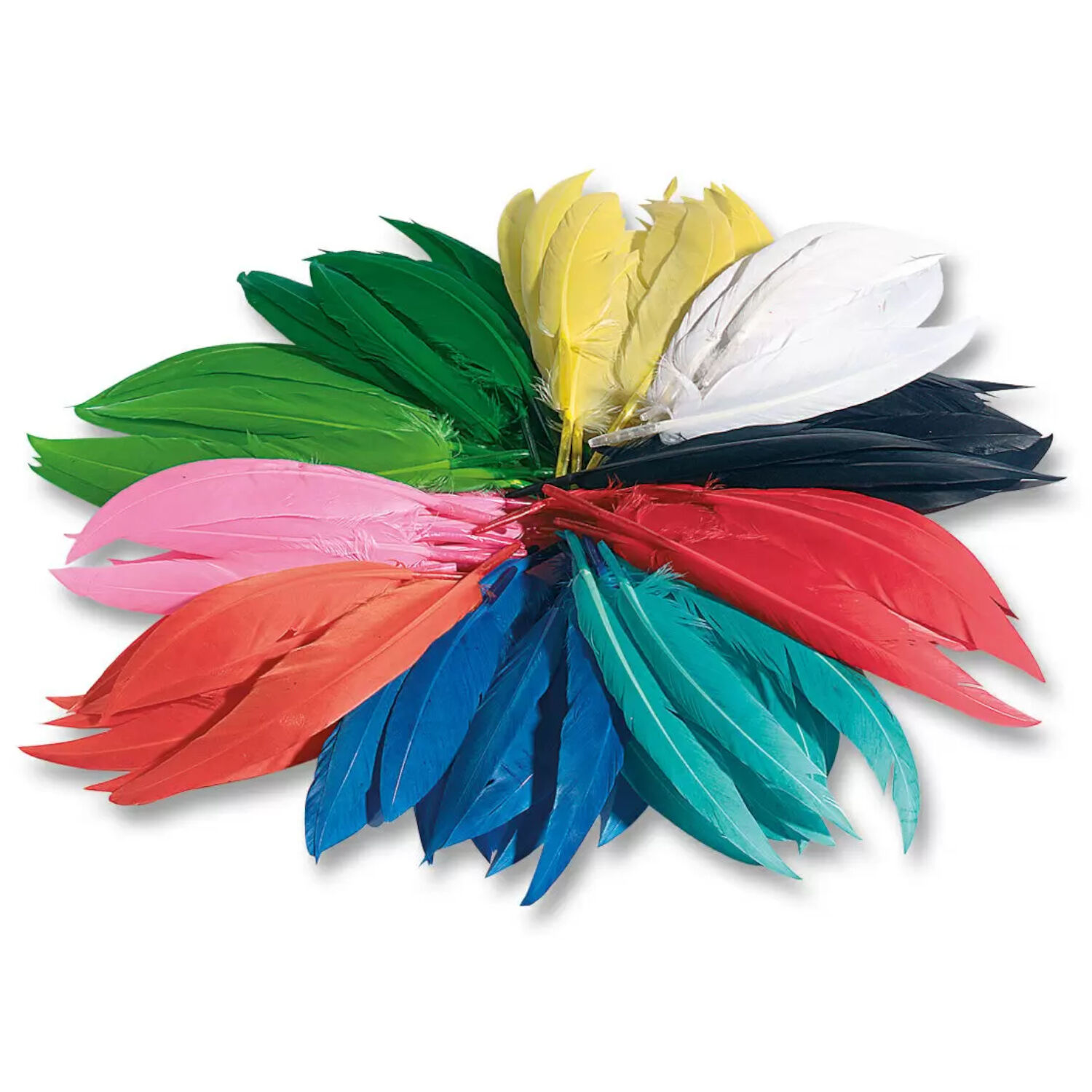 Indianer-Federn, 100g, mehrere 100 St�ck SPAR-PACK