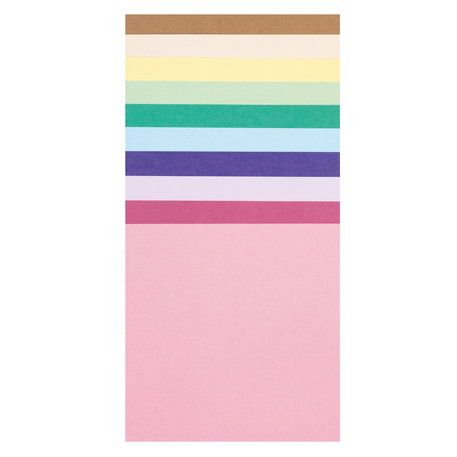 NEU Faltbl�tter Pastell, 100 Blatt in 10 Farben sortiert, 70g/m�, 10x10cm Bild 2