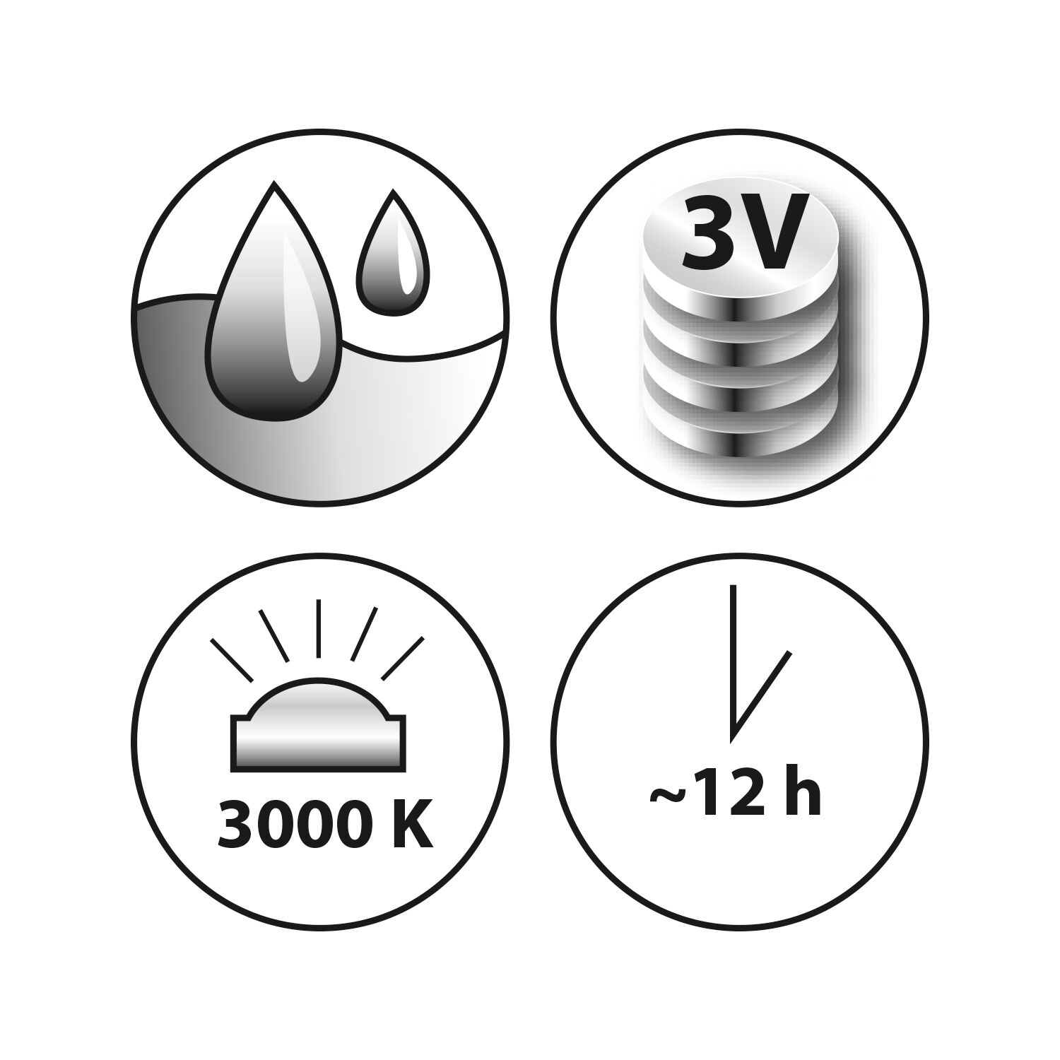 LED Deko-Licht, 2 St�ck inkl. 4 Batterien Bild 3