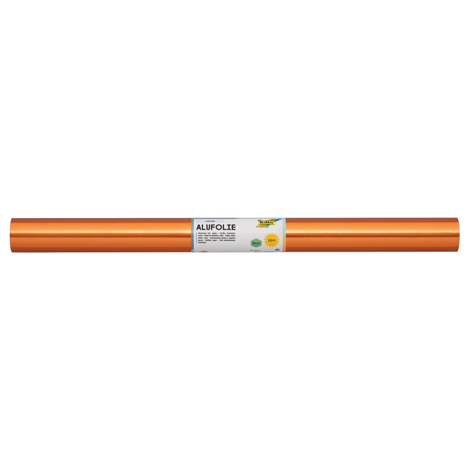 NEU Gro�rolle Alufolie, 50cmx10m, kupfer