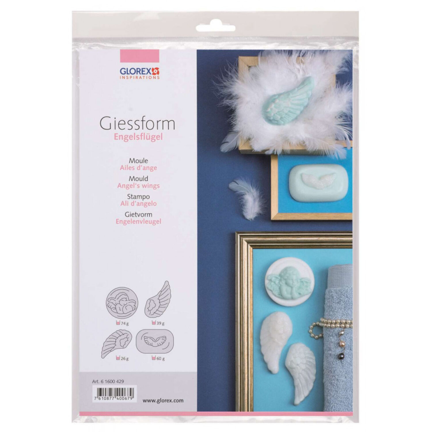 SALE Seifen-Gie�form Engelsfl�gel 3 Motive Bild 2