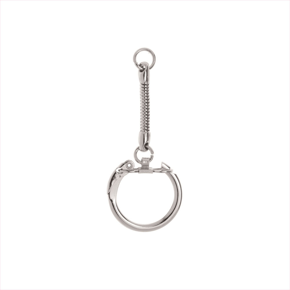 Glorex Schl�sselring mit Kette, 25mm, 3 St�ck
