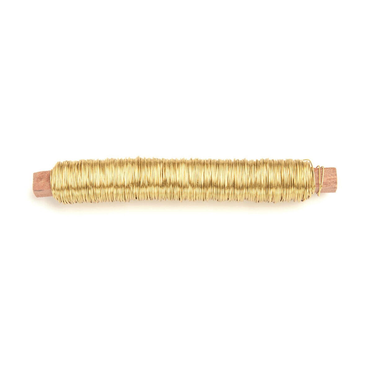 NEU Wickeldraht goldfarben, St�rke 0,5mm, L�nge ca. 50m