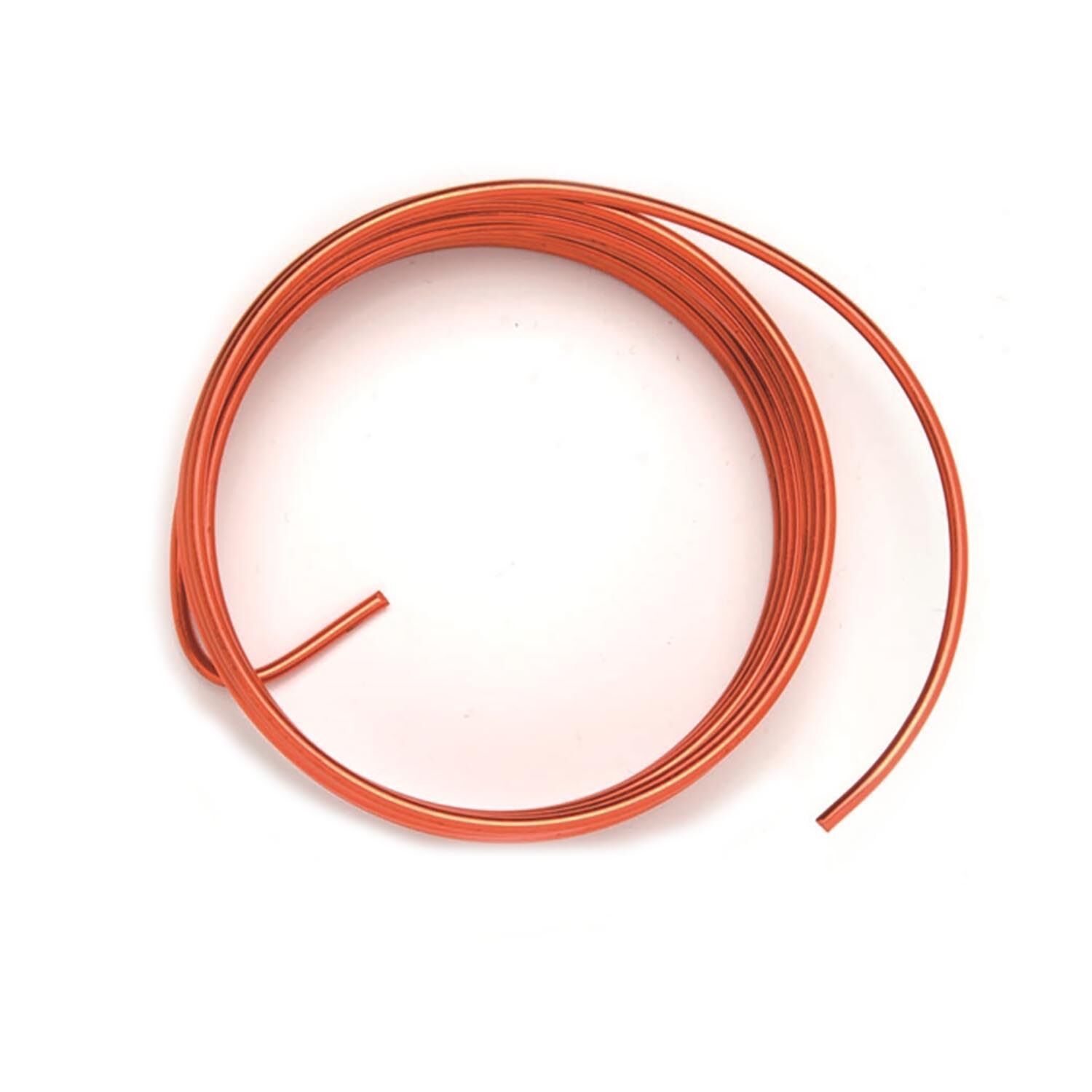 NEU Deko Aluminium-Draht, sehr gut formbar, St�rke 2mm, L�nge 2m, orange