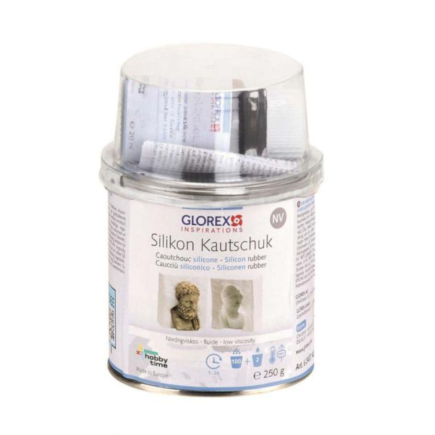 Silikon Kautschuk RTV / NV, niedrigviskos, 250g