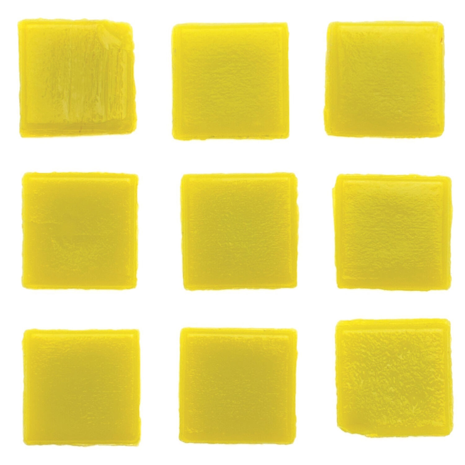 NEU Mosaiksteine aus Glas, quadratisch, 10x10x2 mm, 100 g, ca. 140 St�ck, Gelb