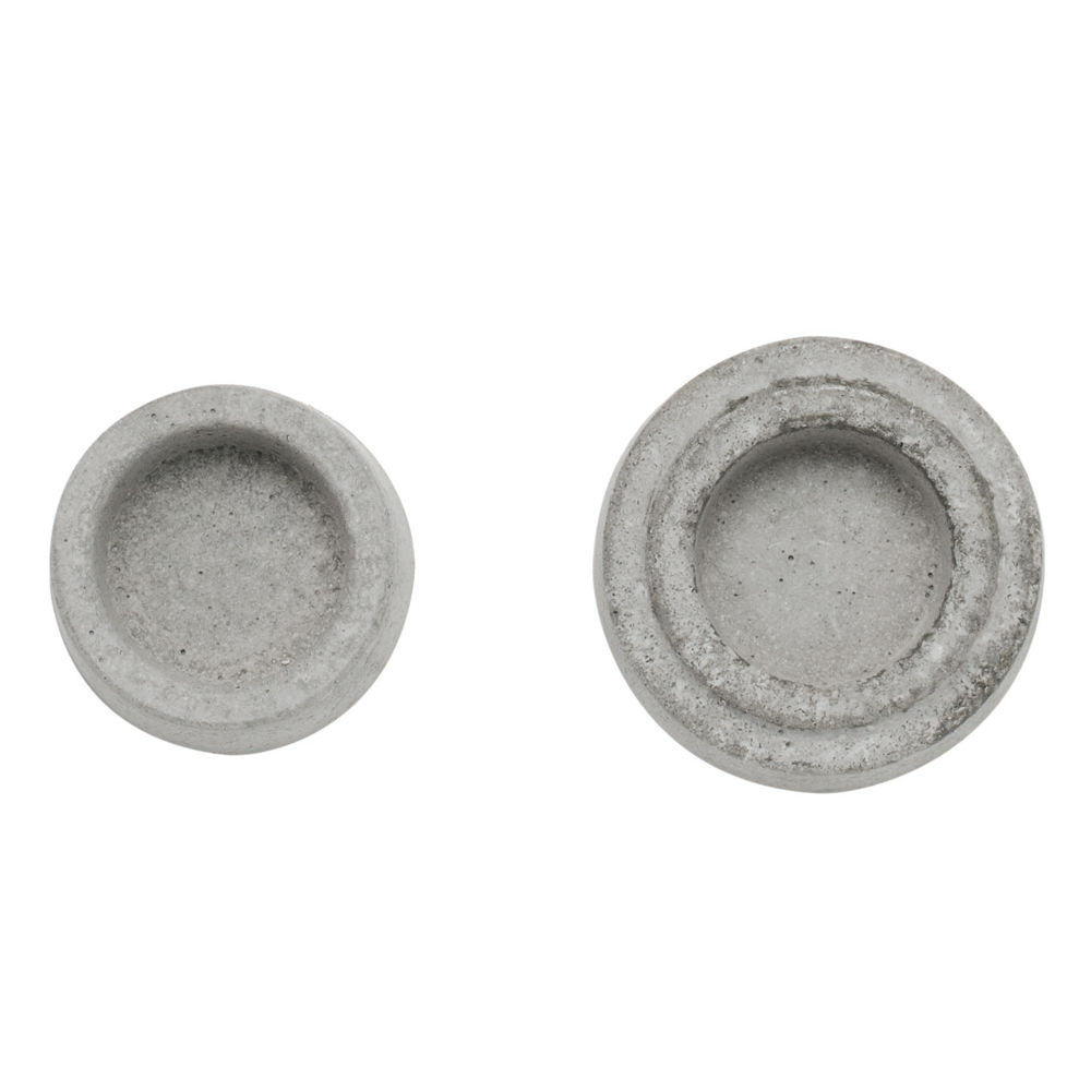 SALE Glorex Reliefform Teelichthalter, Rund, 6+7cm