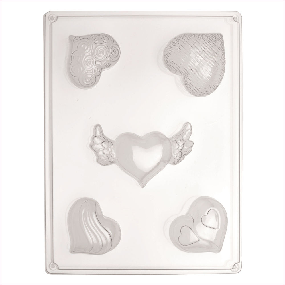 SALE Gie�form Glorex Herzen verziert Bild 2