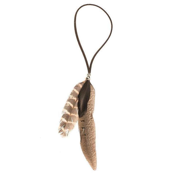 SALE Dekoh�nger mit Federn, ca. 13cm, 1 St�ck