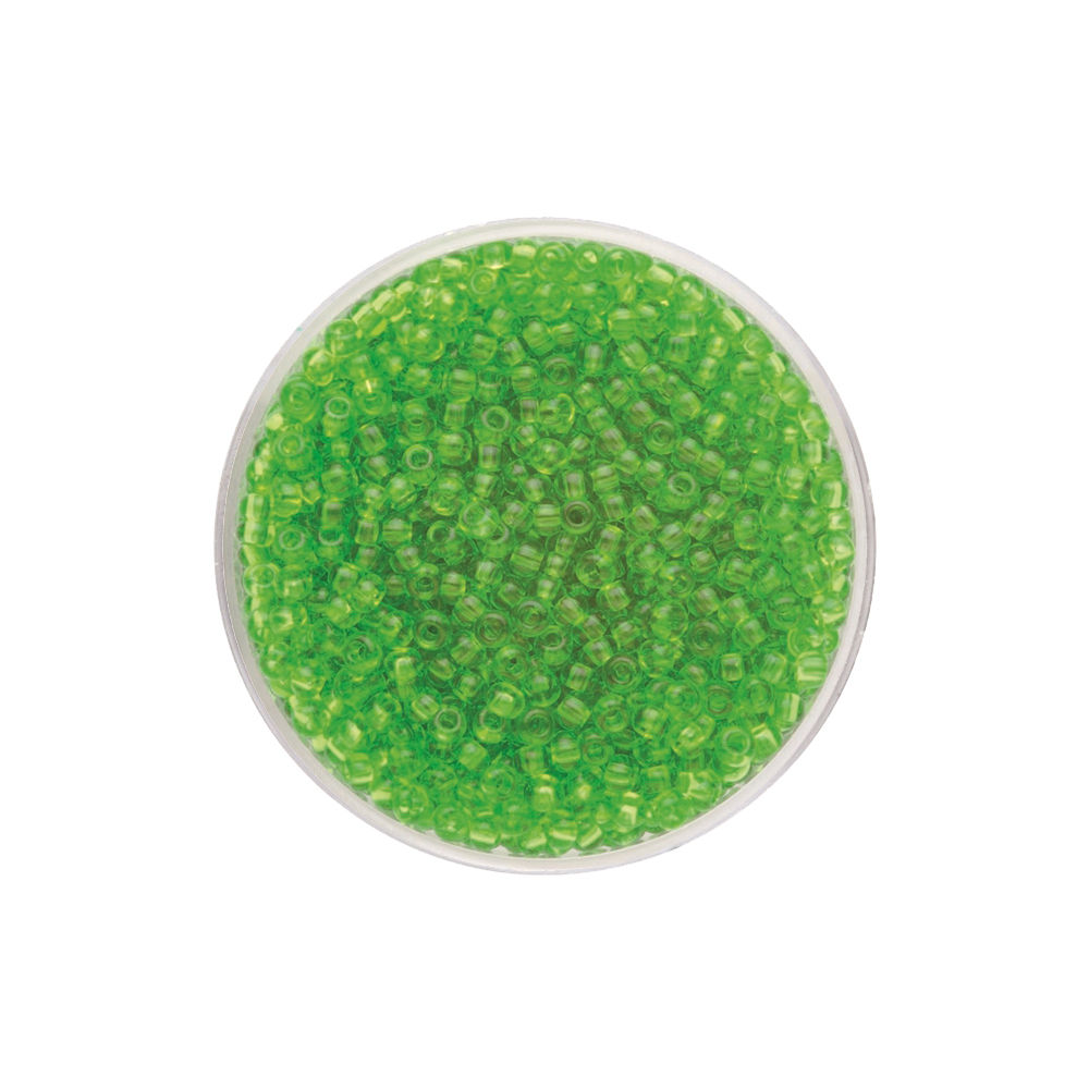 Create it Easy Rocailles 2,6 mm, 17g, transparent gr�n