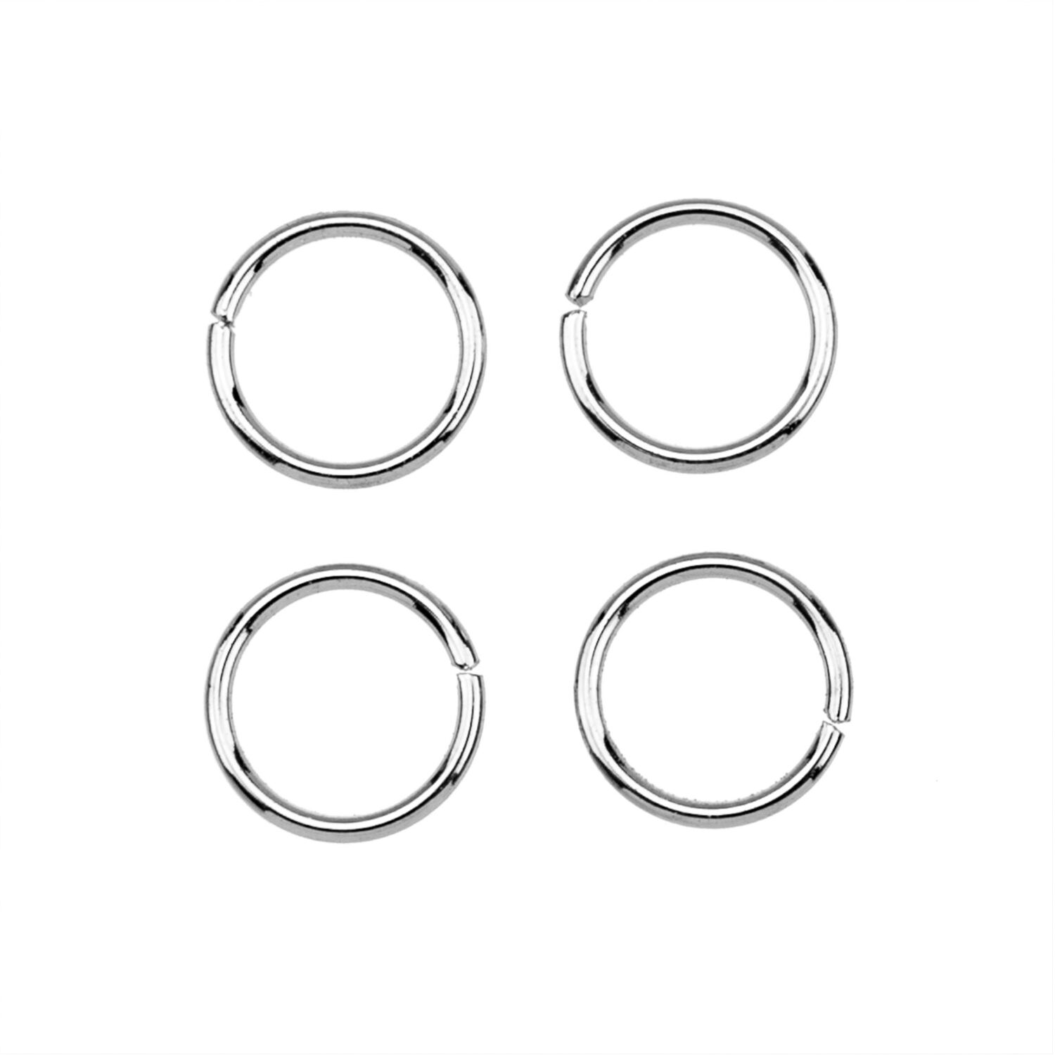 NEU Verbindungsring, 10 x 10 mm, platin, 20 St�ck