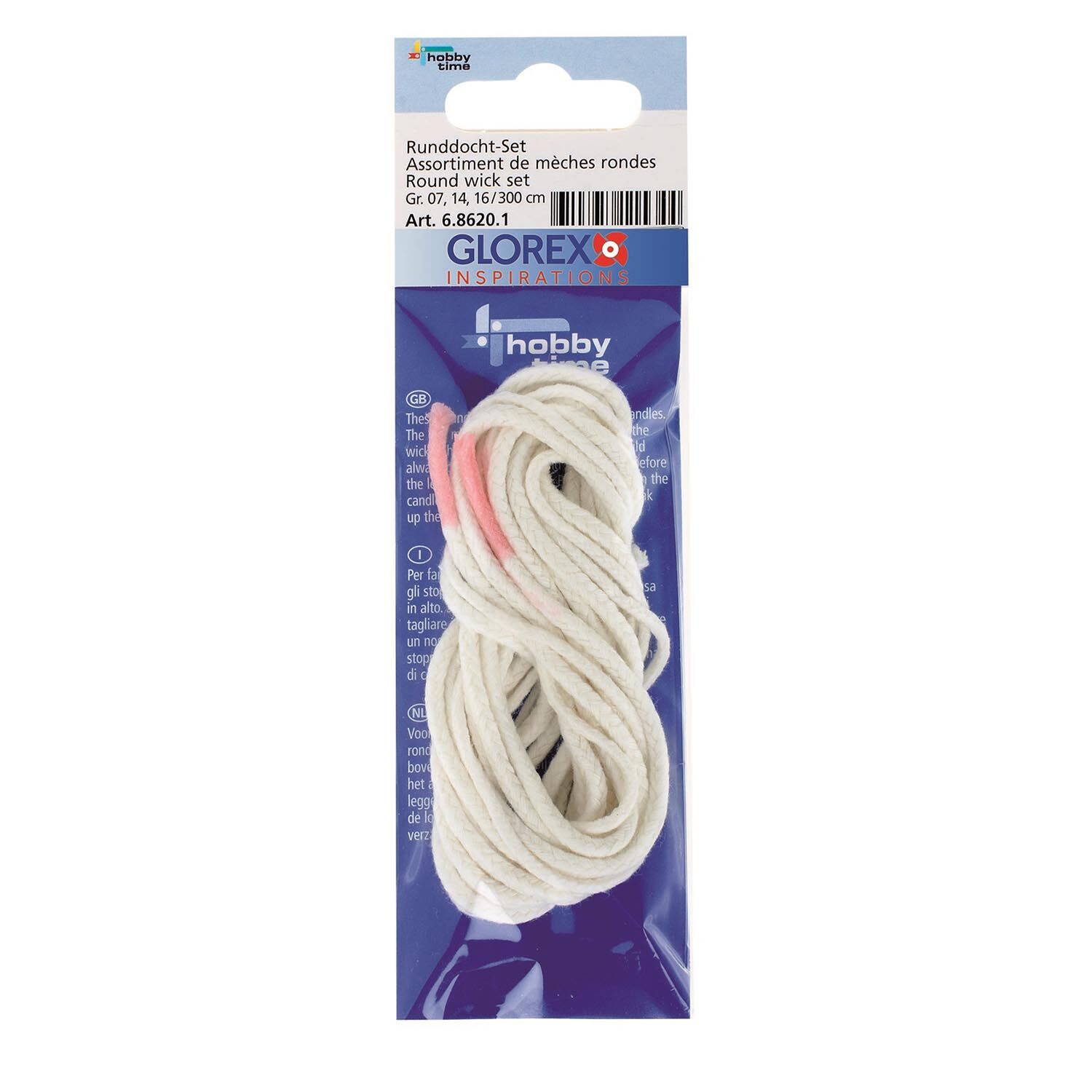 NEU Kerzendocht-Set mit den 3 Dochtst�rken 7,14,16, L�ngen jeweils 100cm