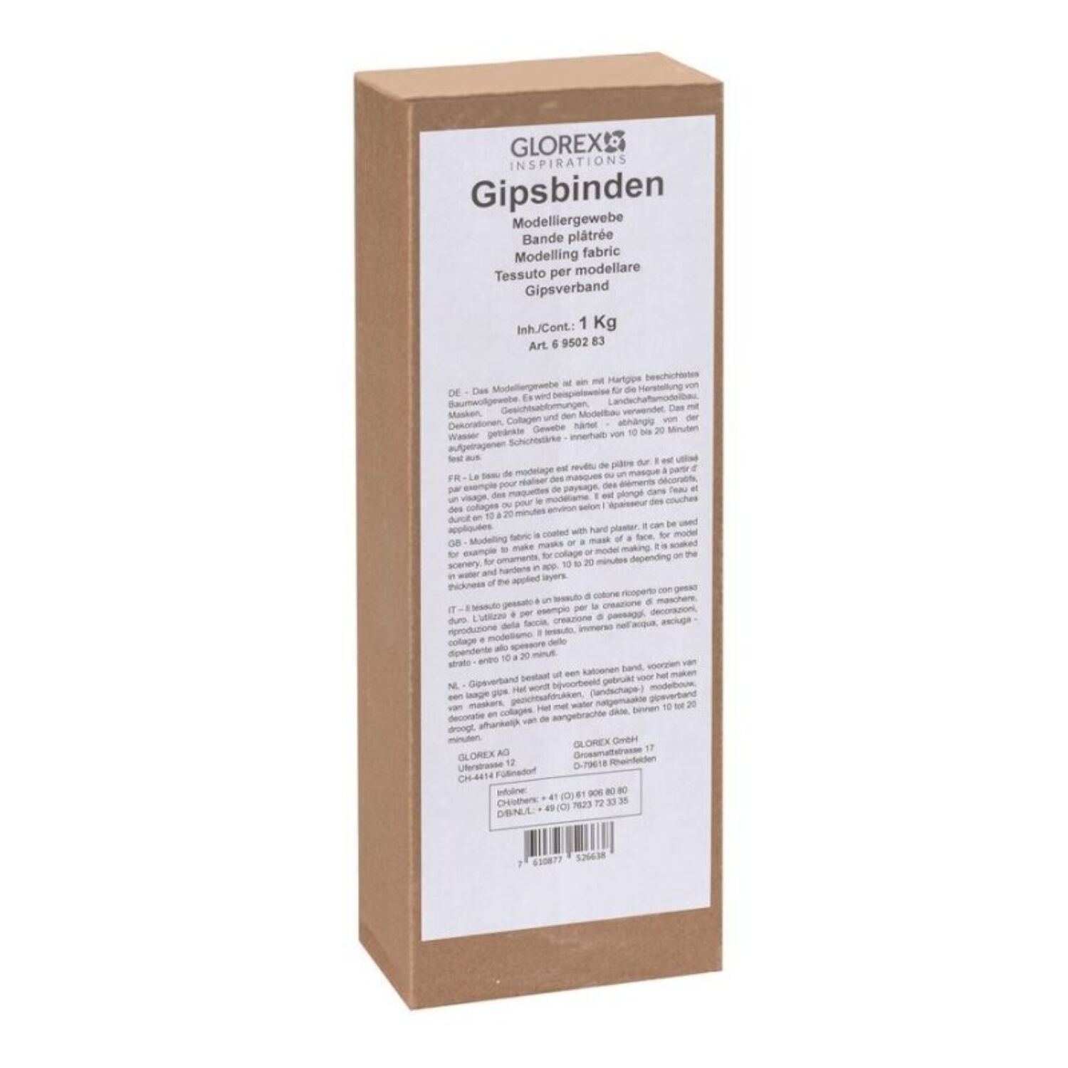 Gipsbinden Gro�packung/ Sparpack, 1 kg