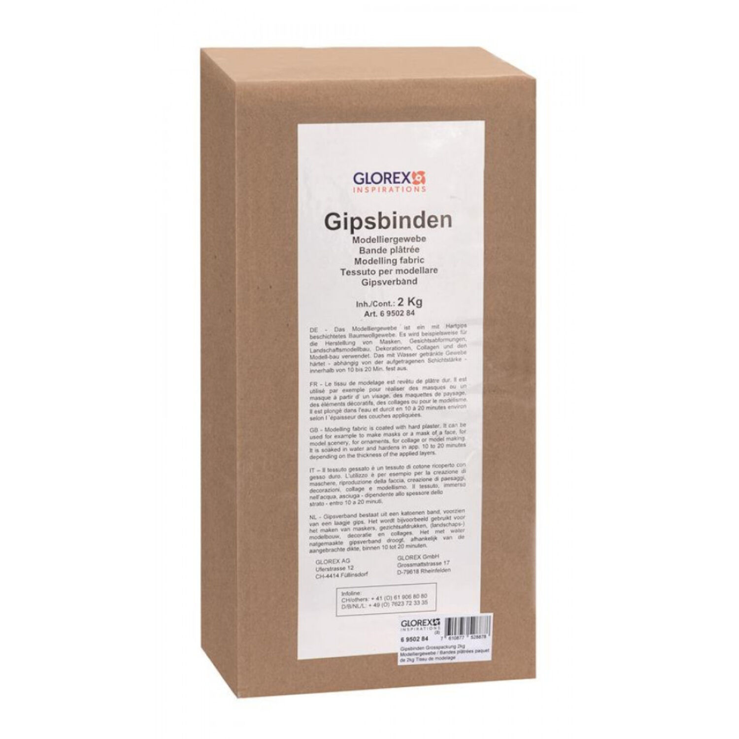 Gipsbinden Gro�packung/ Sparpack, 2 kg