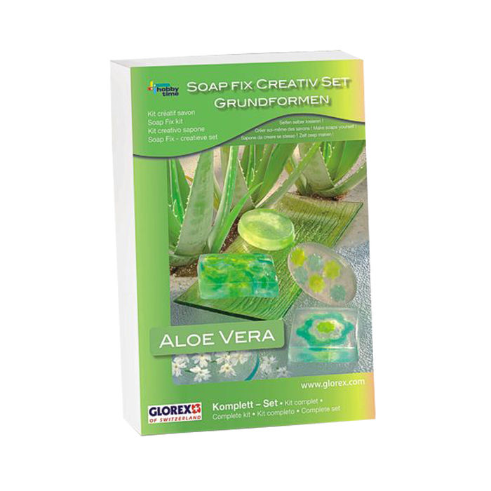 SoapFix Creativset Seife mit Aloe Vera, Seifengie�en in Grundformen